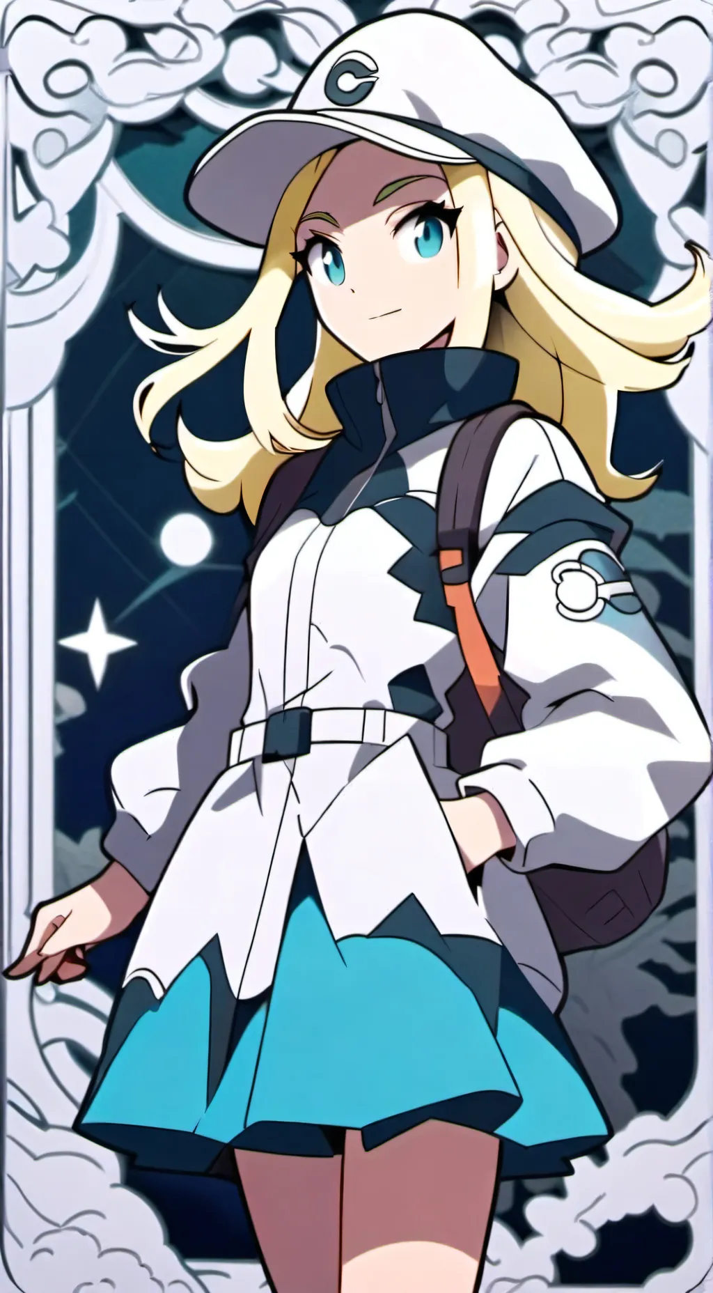 ai character: Cynthia background
