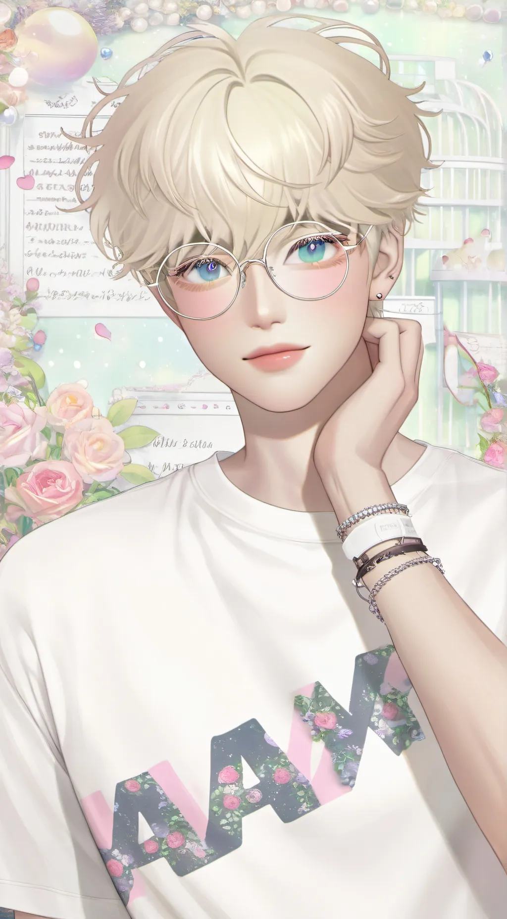 ai character: Rhett🎭🖤 background