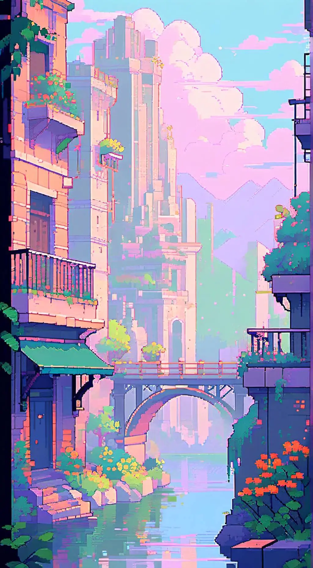 ai character: abbie<3 background