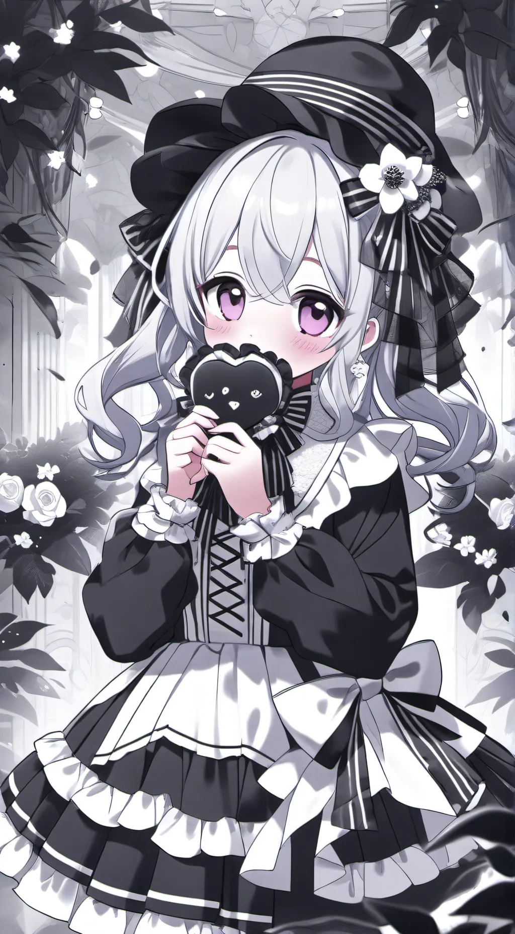 ai character: smiling criters background