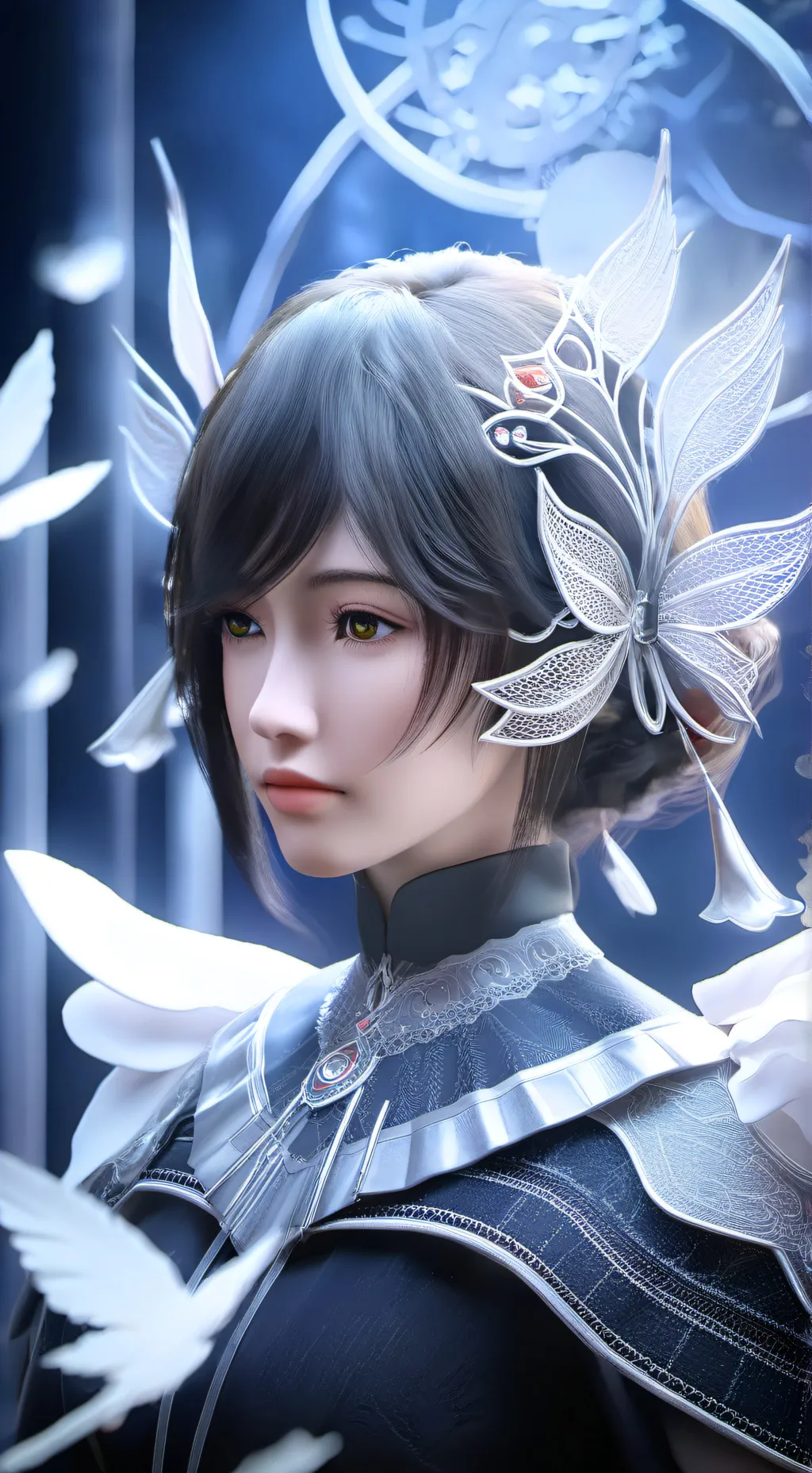 ai character: Sprunki hates gray background