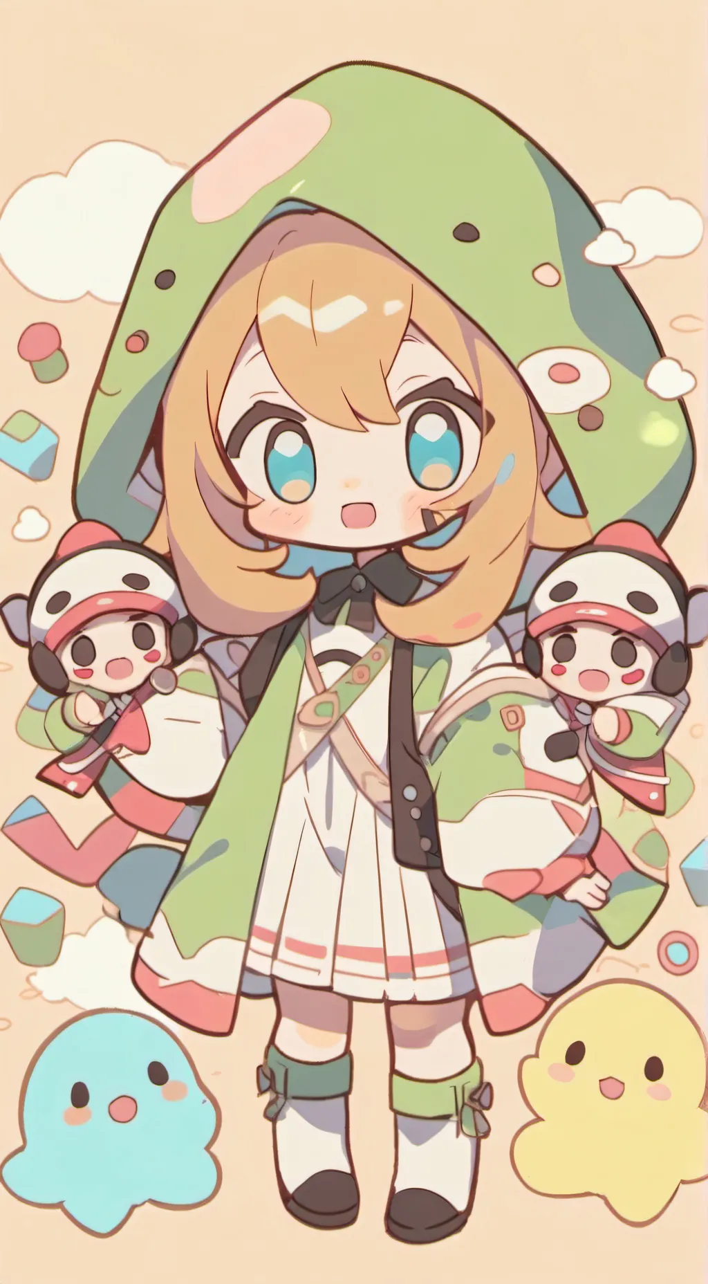 ai character: Sq2 gender reveal  background