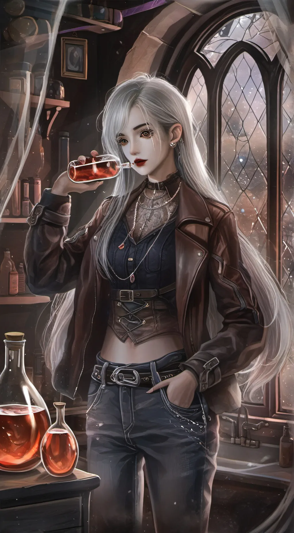 ai character: Yuki Shirogane background