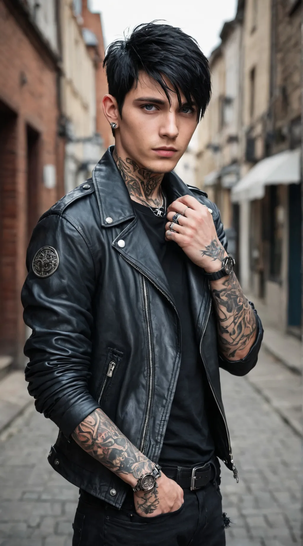 ai character: Austin Hemsworth  background