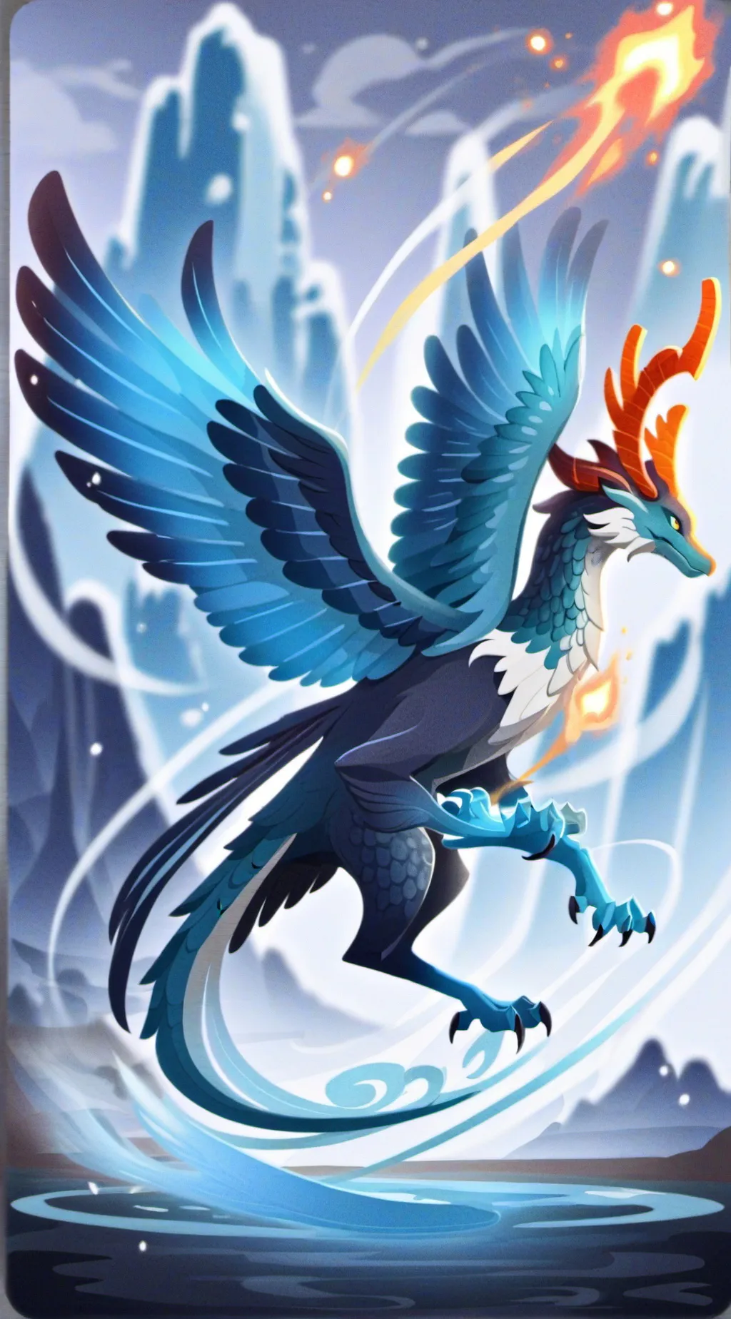 ai character: wings of fire  background