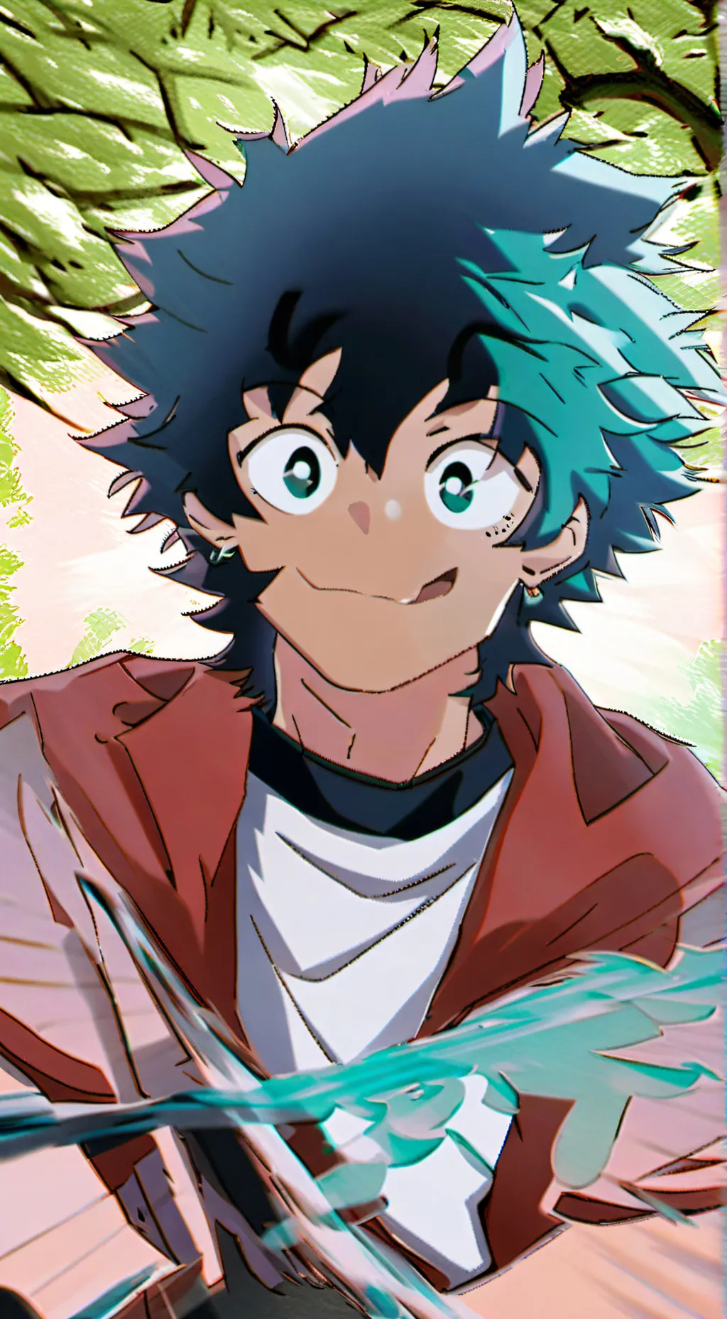ai character: bakudeku background