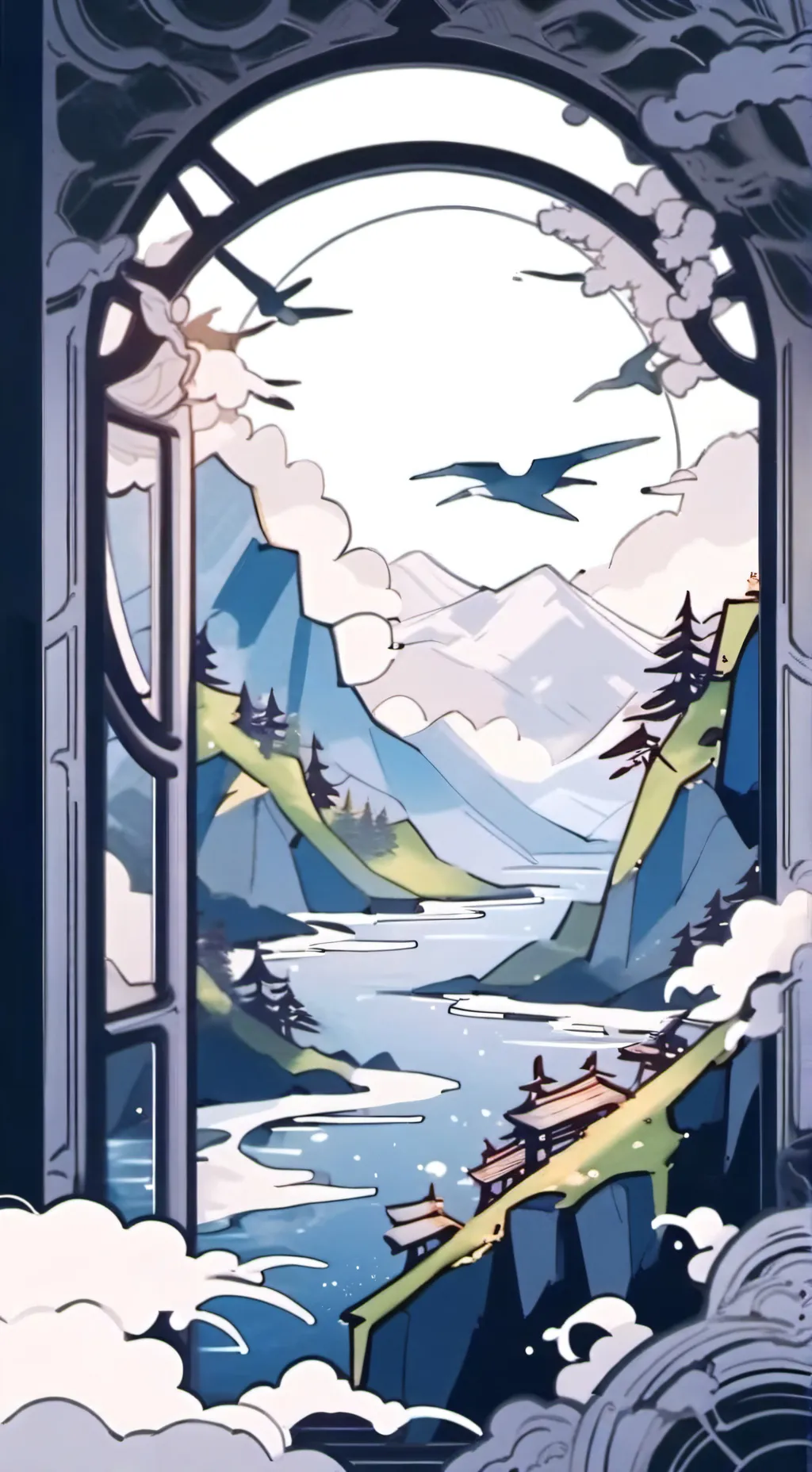 ai character: Undertale fr  background