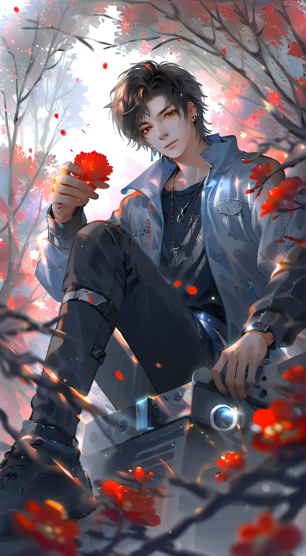 ai character: aaron background