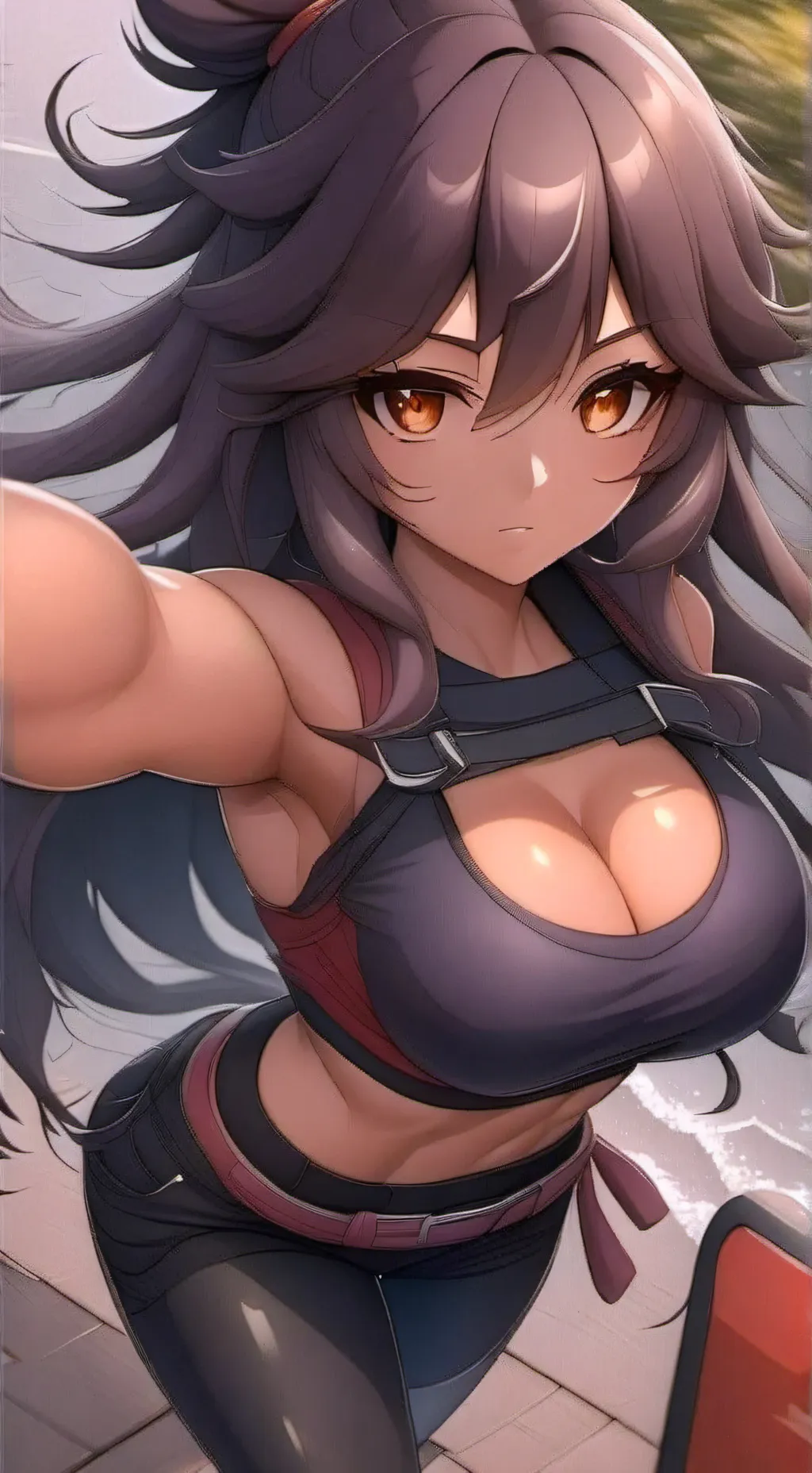 ai character: Verónica  background