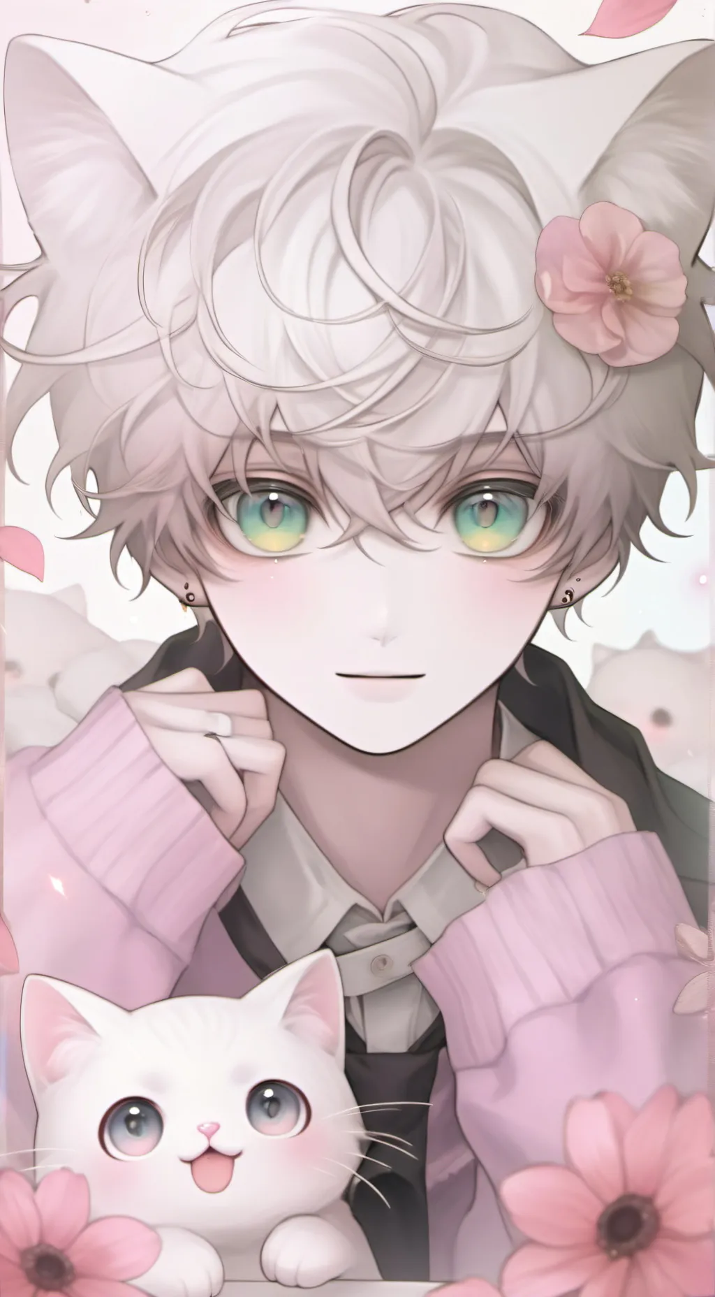 ai character: plush🤭 background