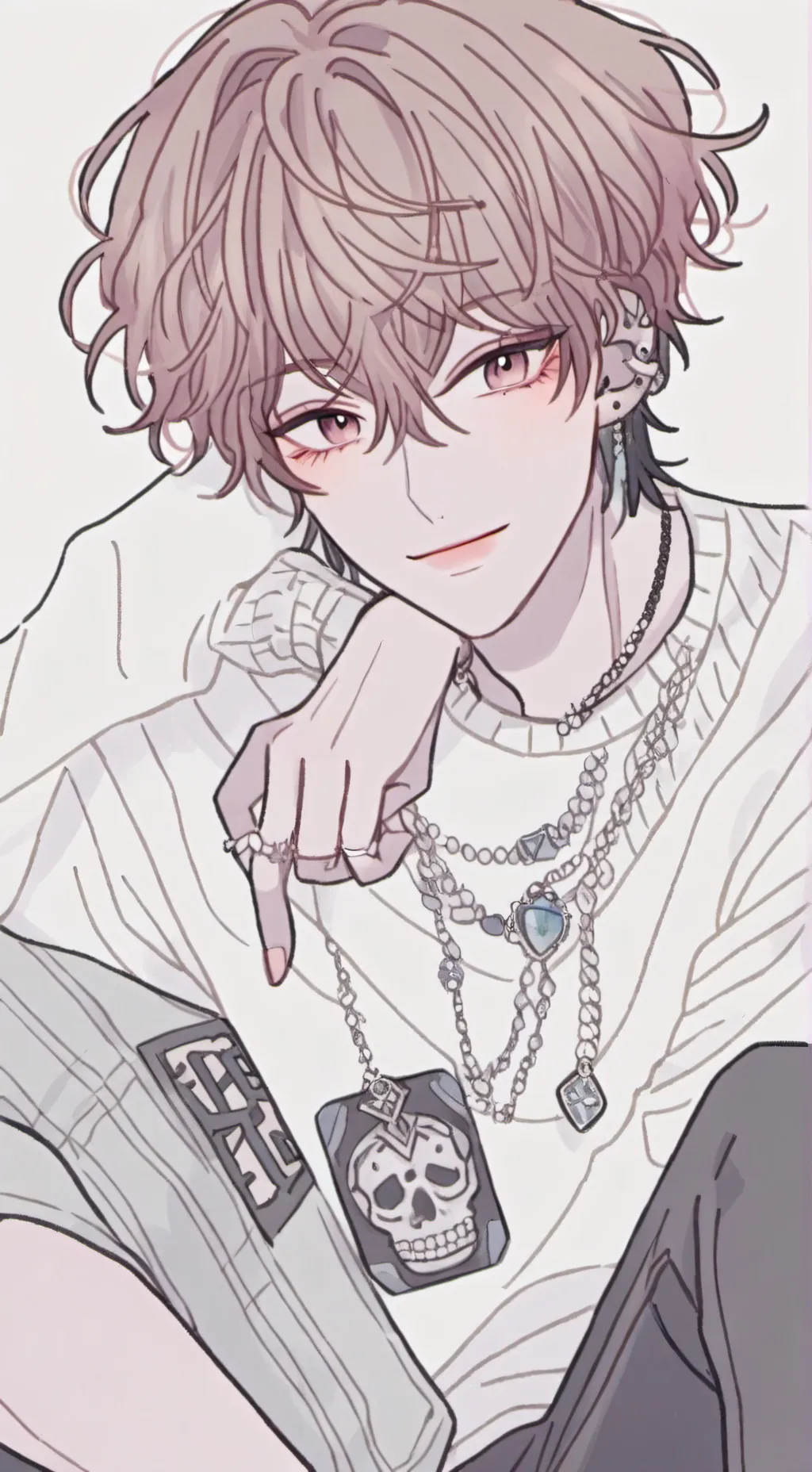 ai character: 💀Axel💖 background