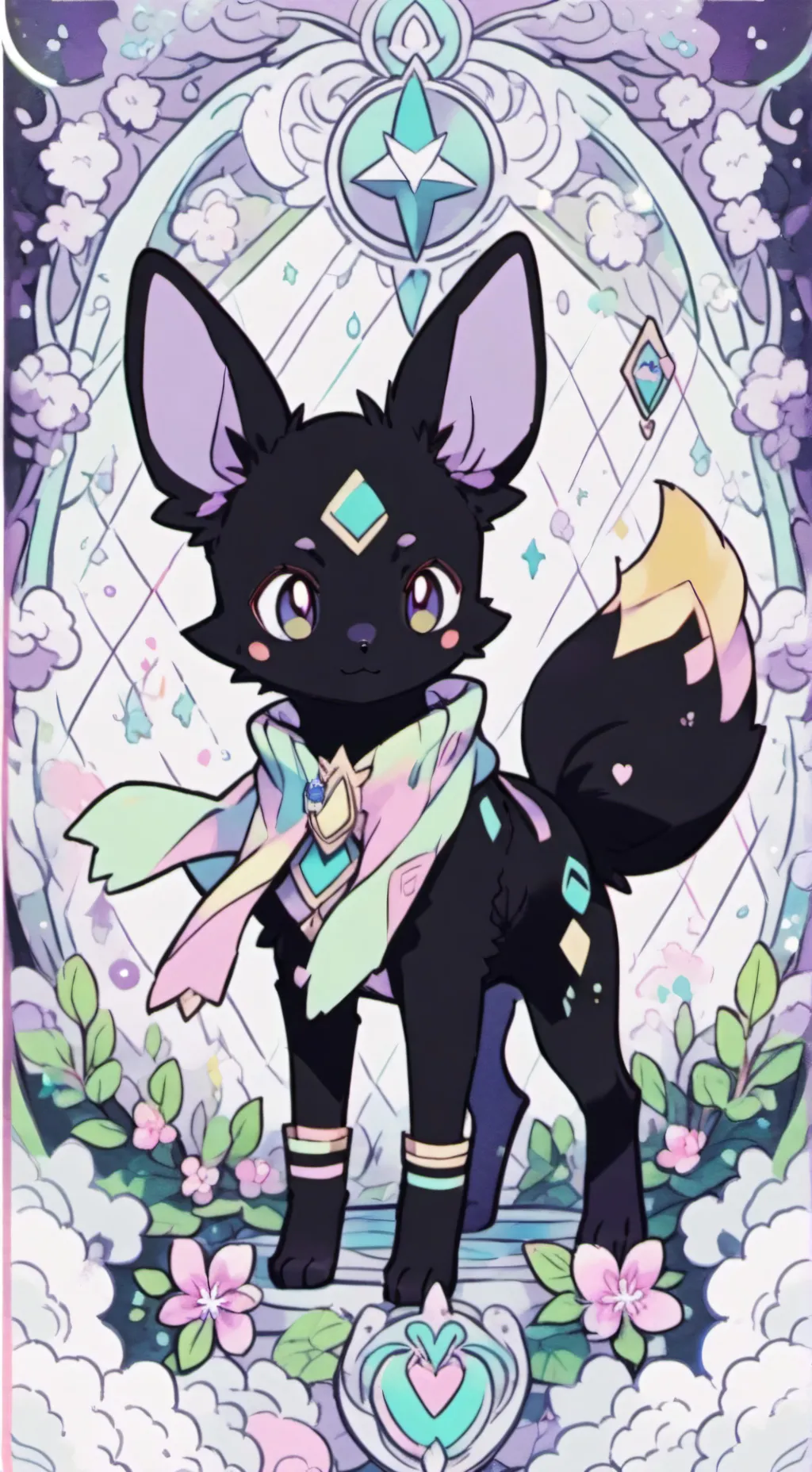 ai character: Umbreon  background