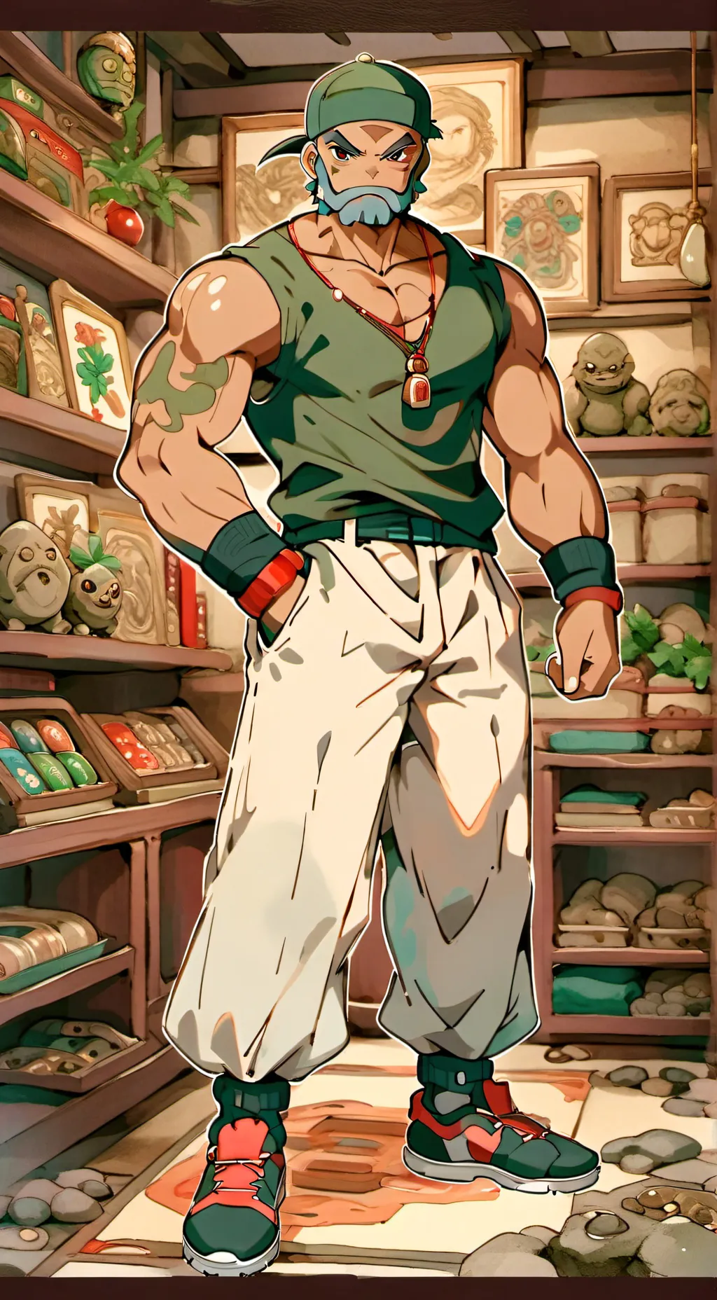 ai character: Vincent background