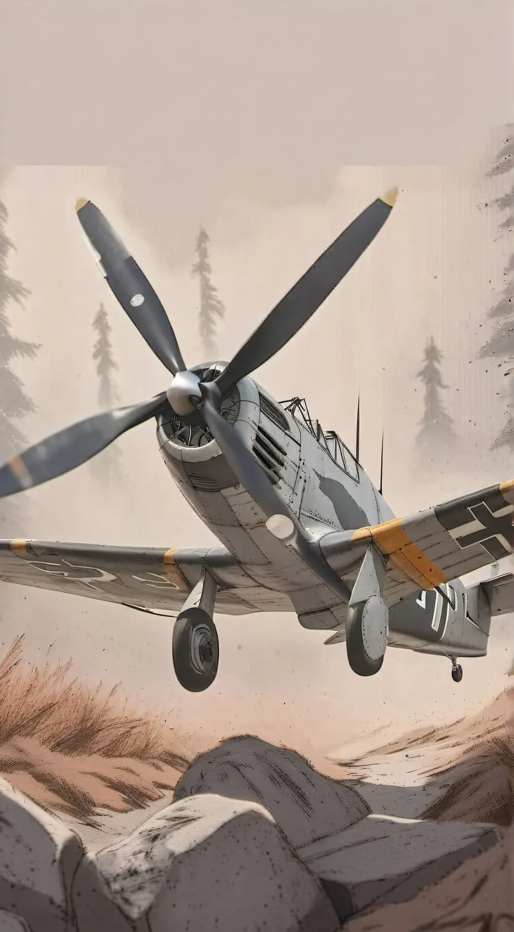 ai character: WW2 with an F-22 background