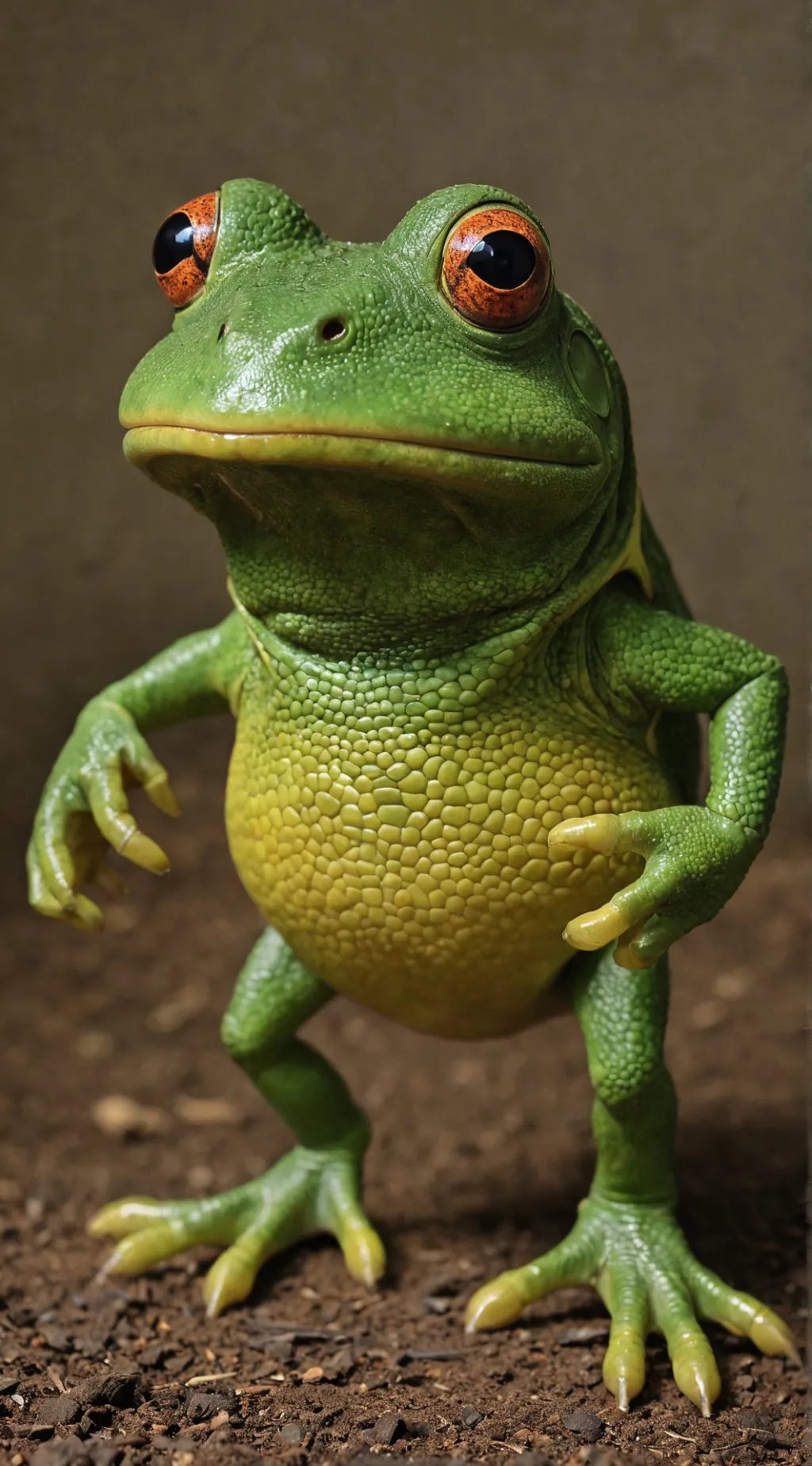 ai character: sapo diego background