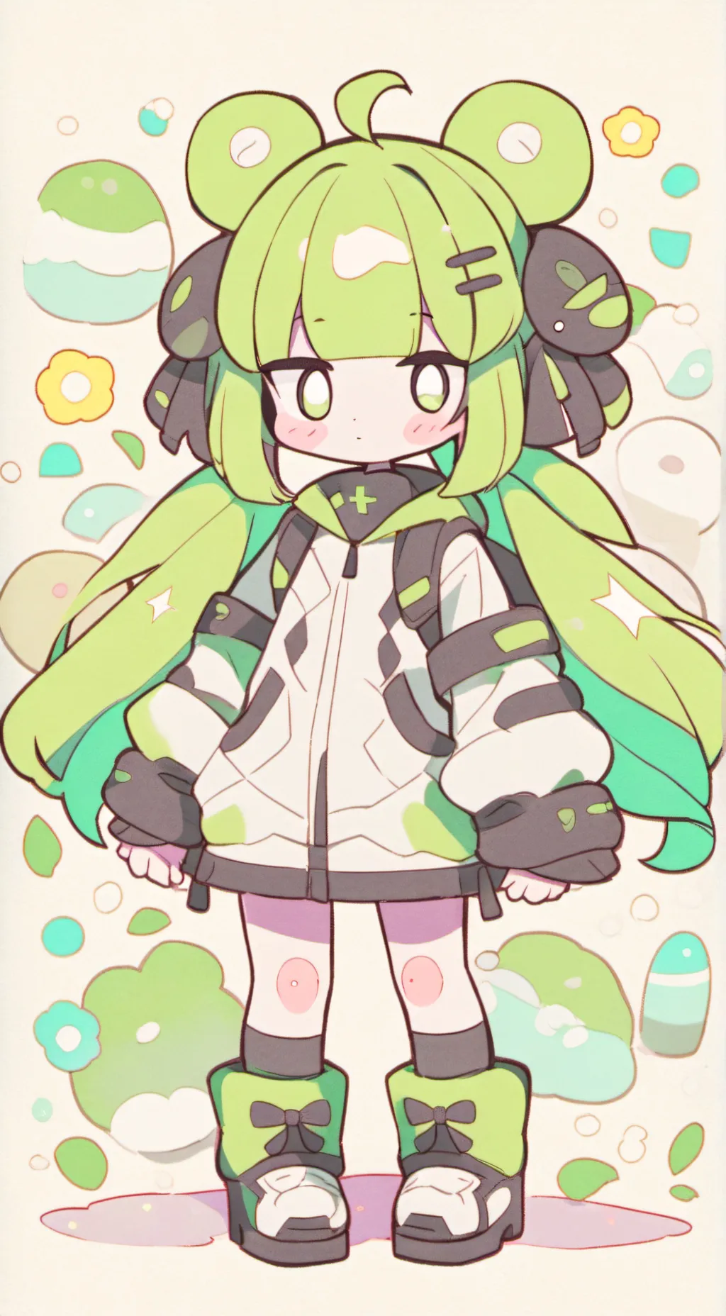 ai character: Fpe !BUT! babies! background