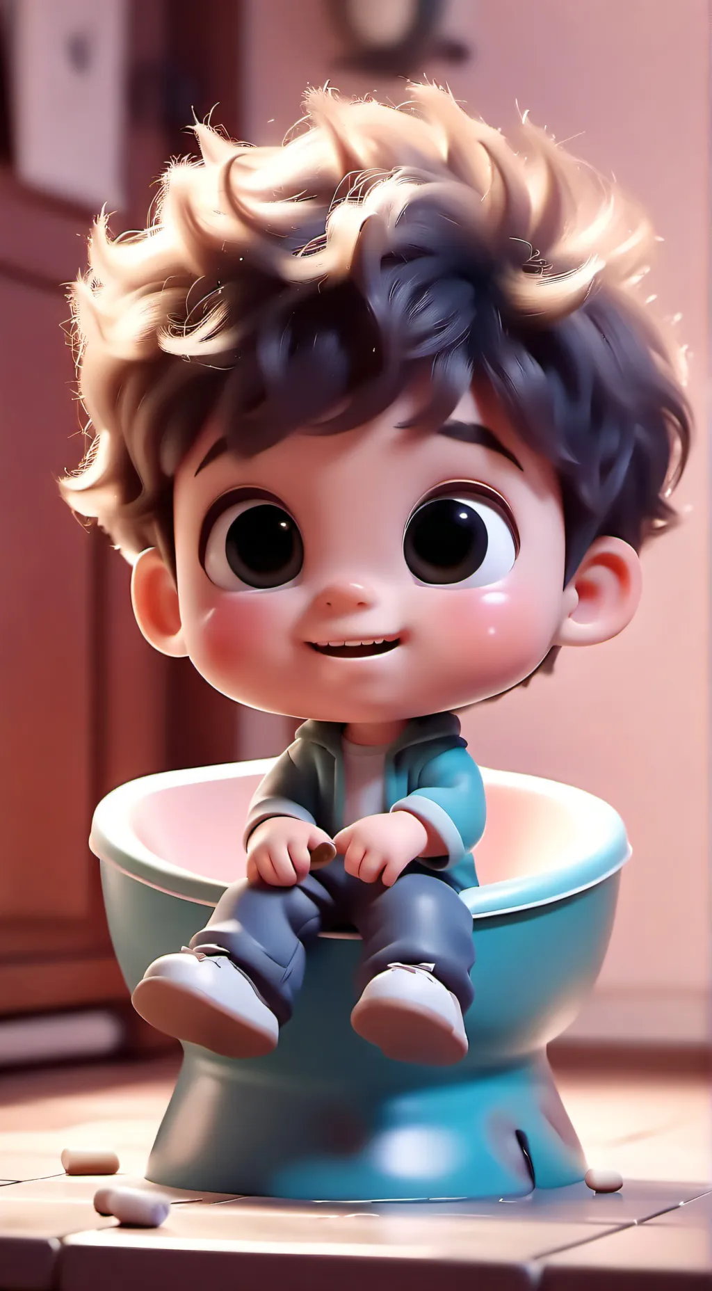 ai character: poop background