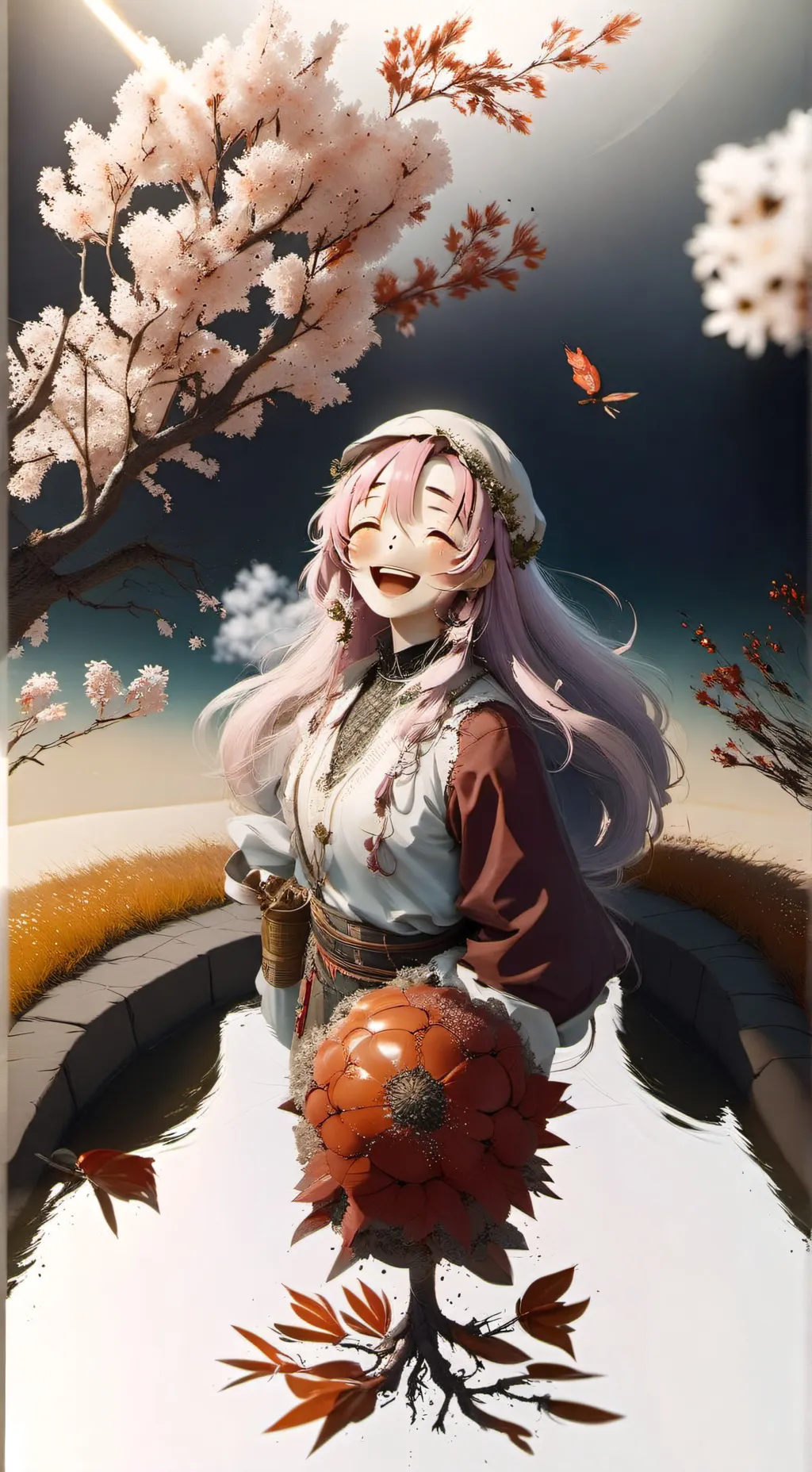 ai character: Луэ background