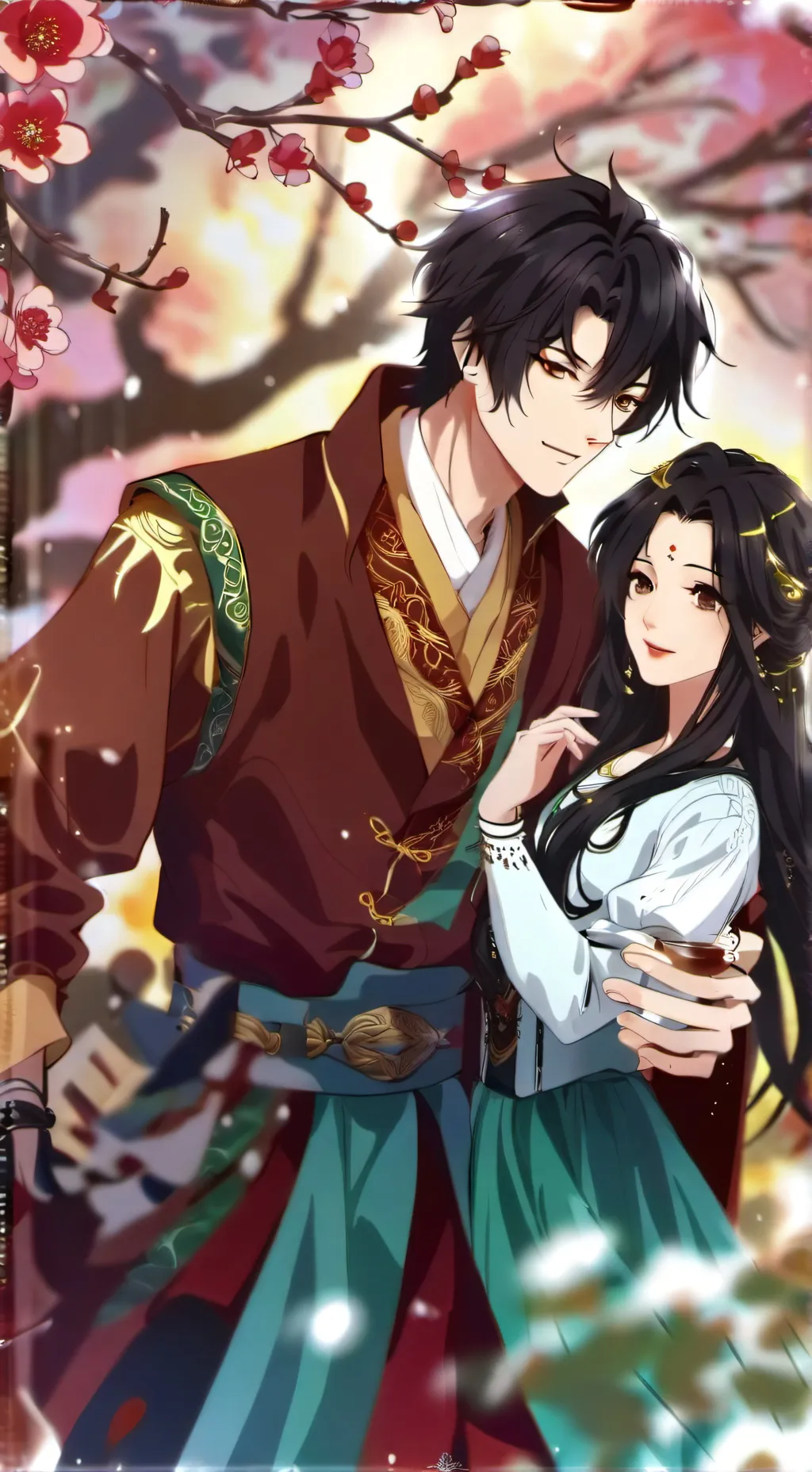 ai character: Damian y Odeth background