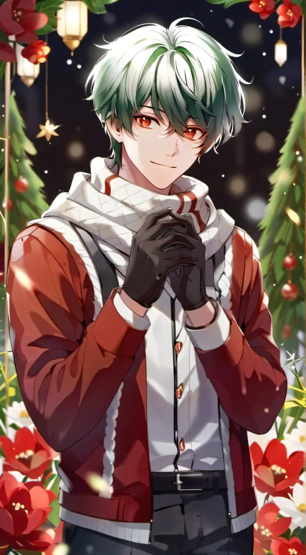 ai character: sprout yandre  background