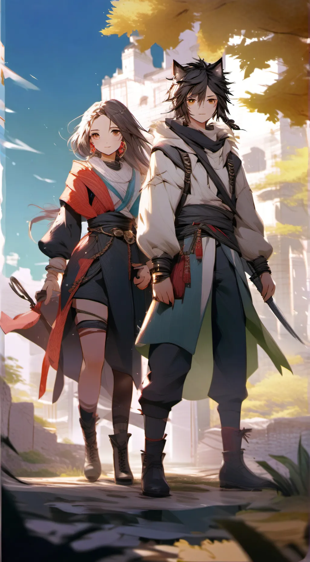 ai character: Théo background