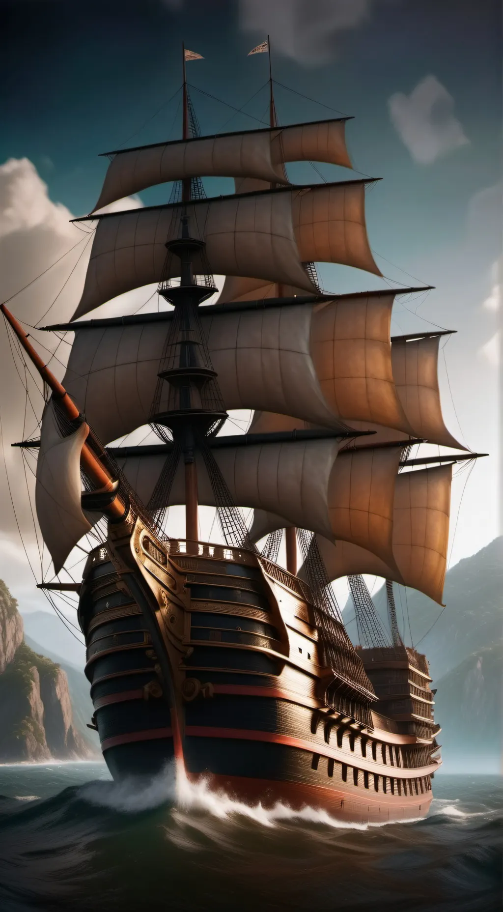 ai character: The pirate war background