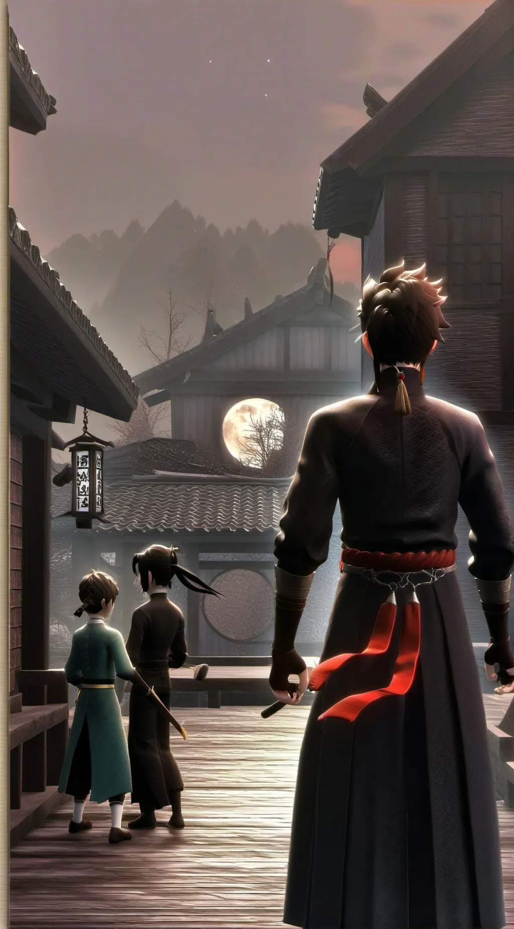 ai character: demon Slayer idk background