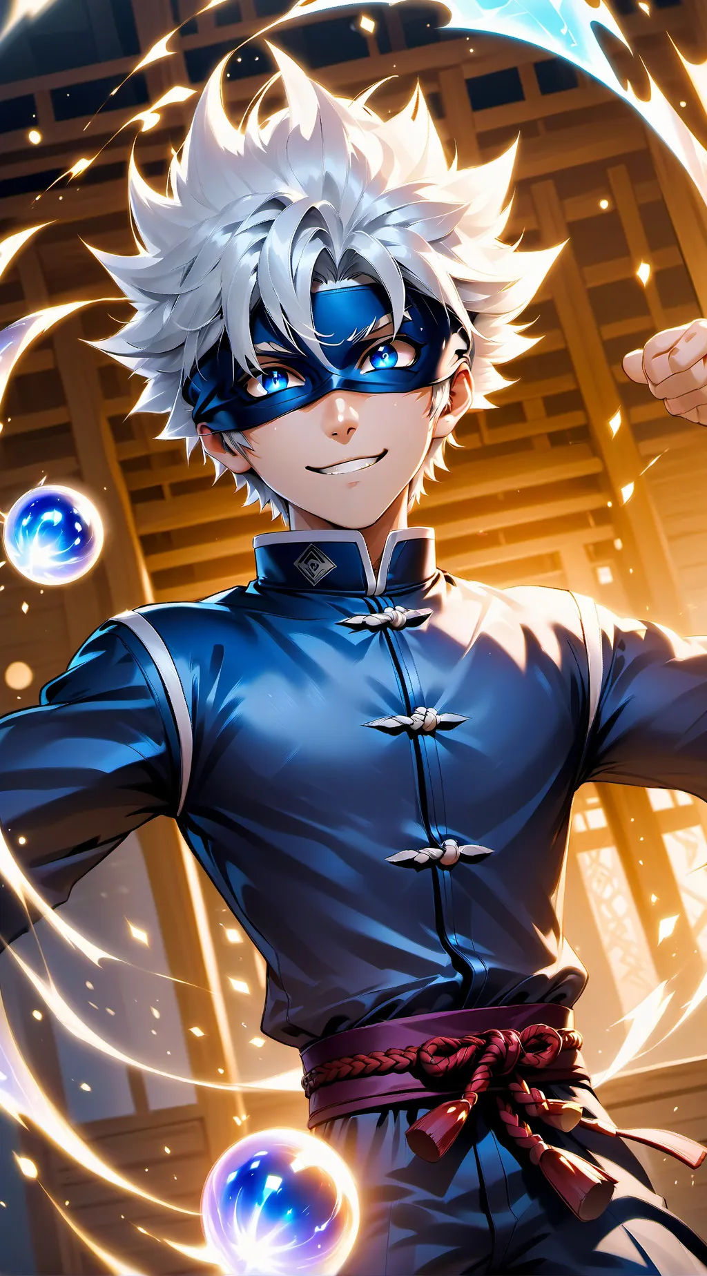 ai character: Gojo Satoru background