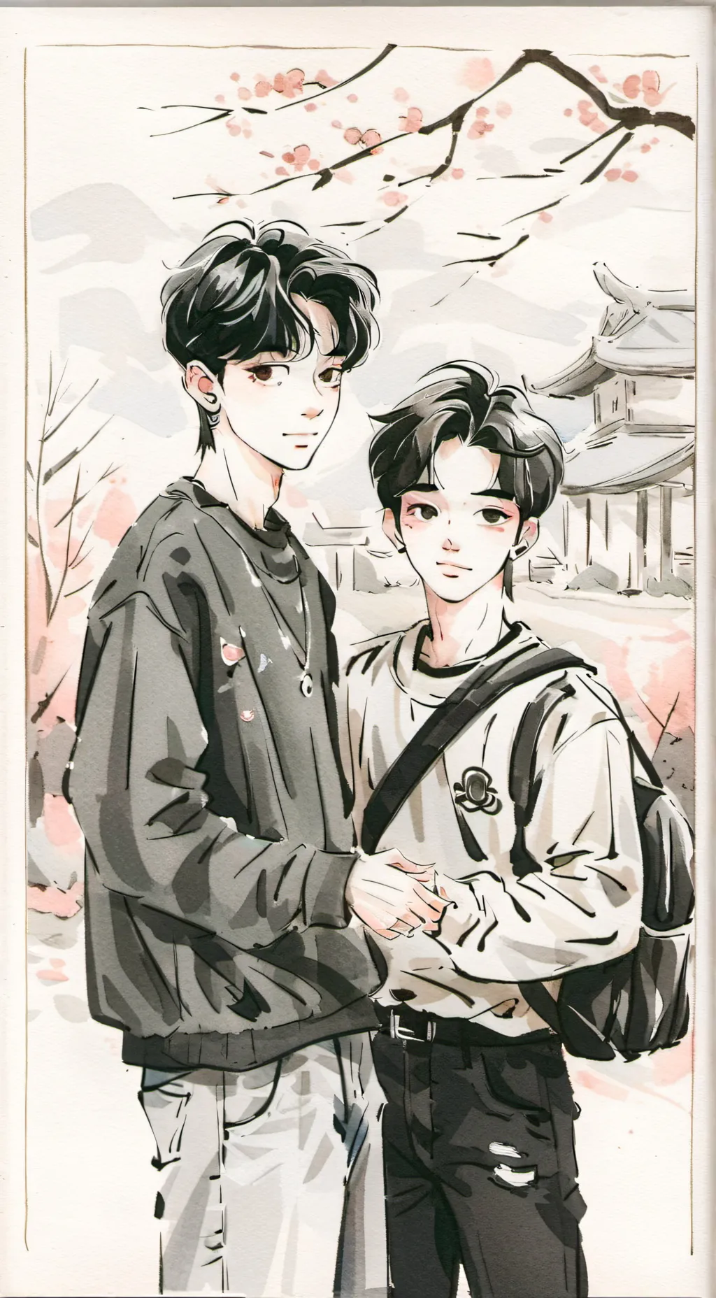 ai character: João e josé background