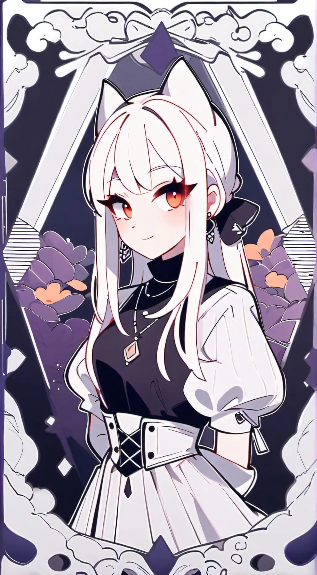 ai character: loona(hh)humain fr background