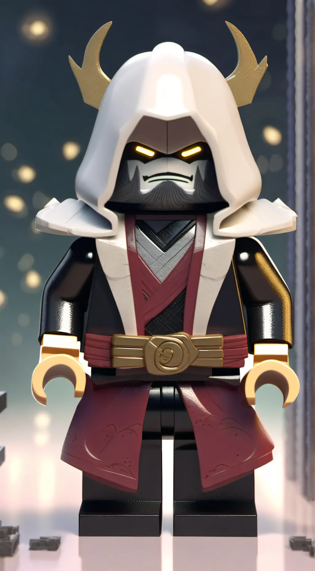 ai character: Lord garmadon? background