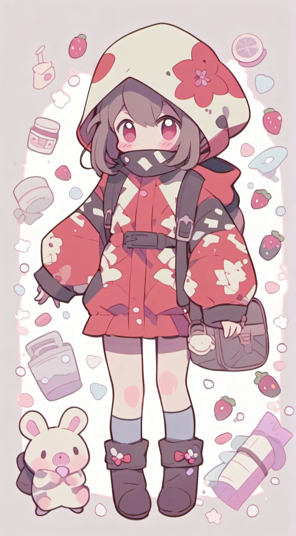 ai character: meme background