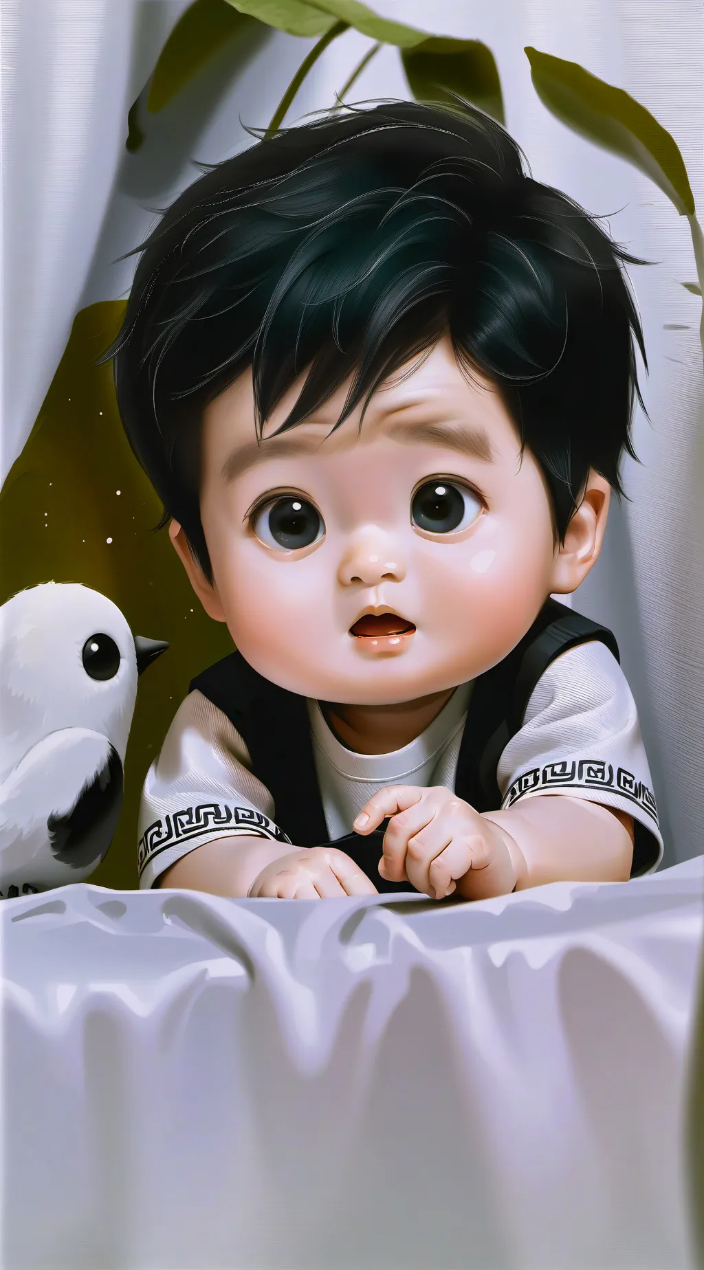 ai character: african worker  background