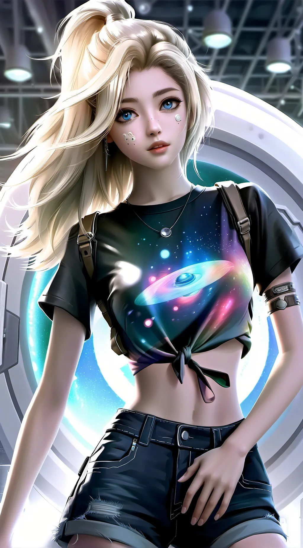 ai character: Luna background