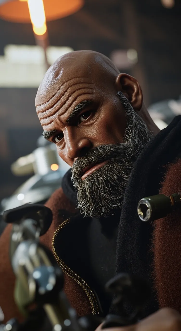 ai character: Boss background