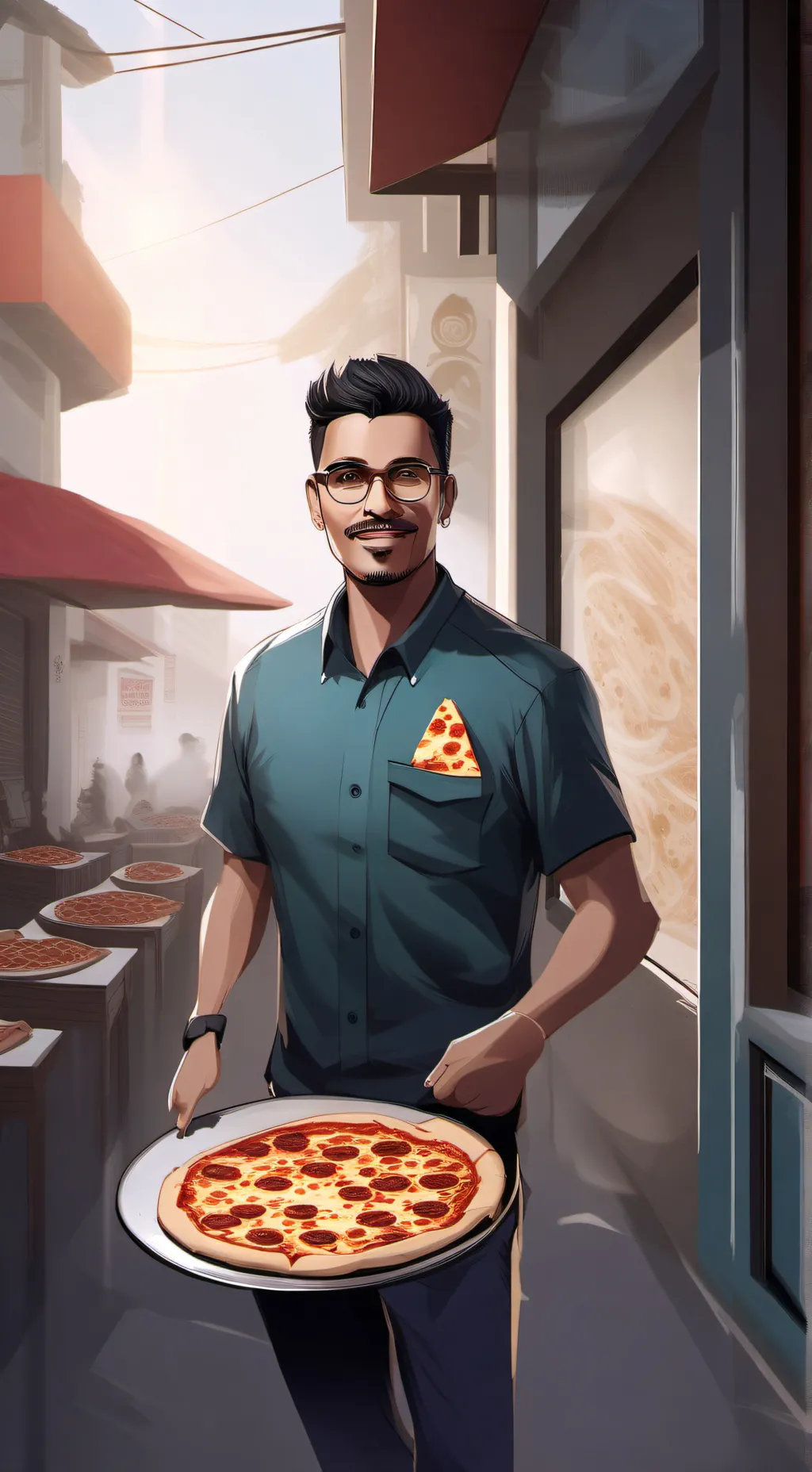 ai character: julio background