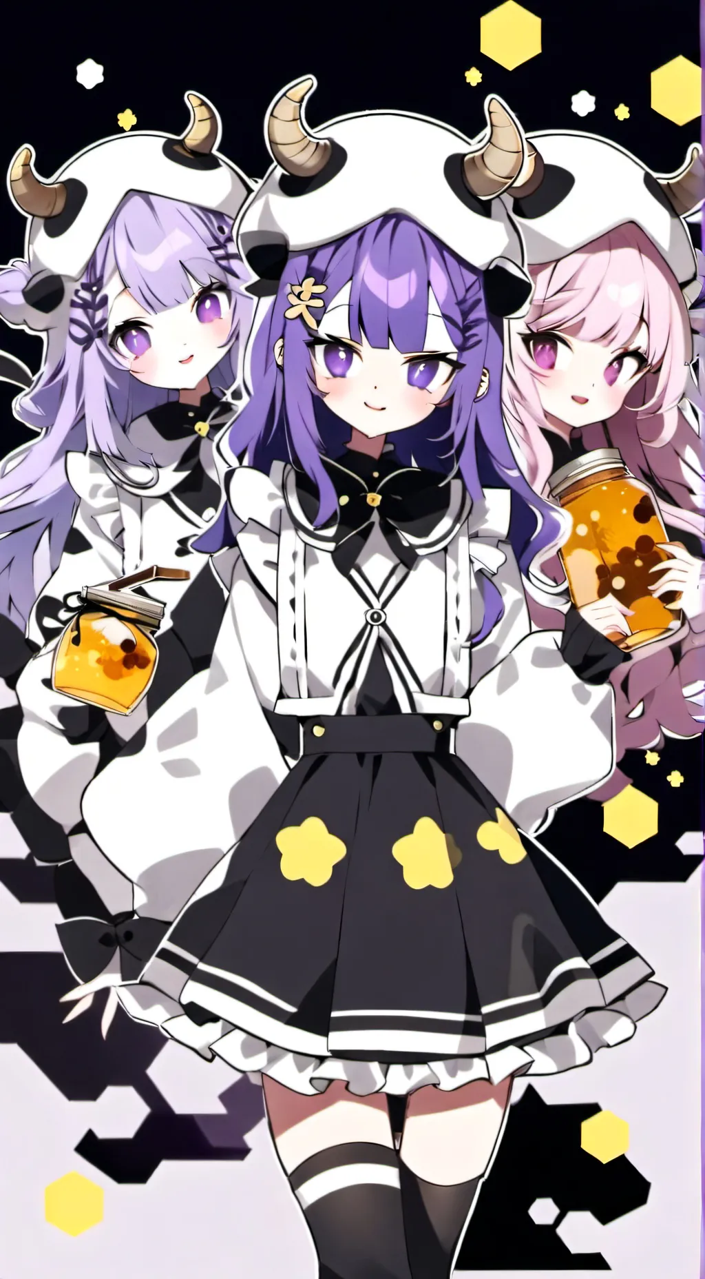 ai character: The three bees background