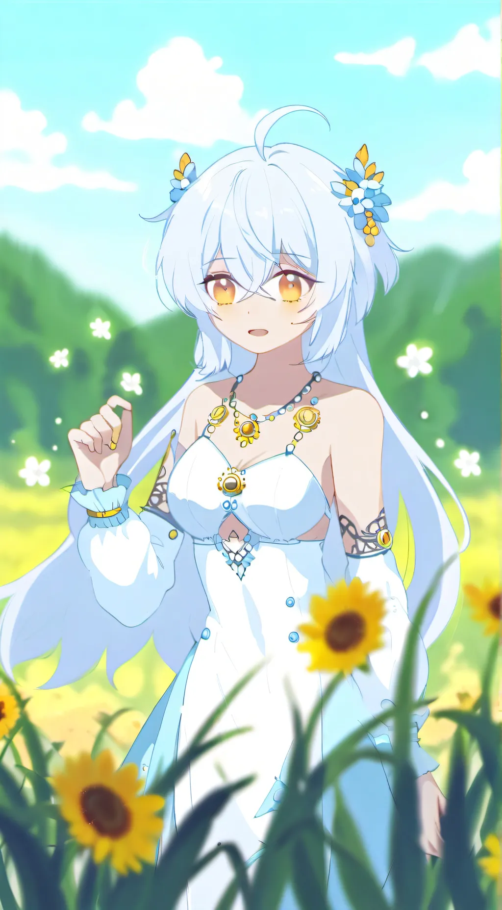 ai character: Yuki kamo (oc) background