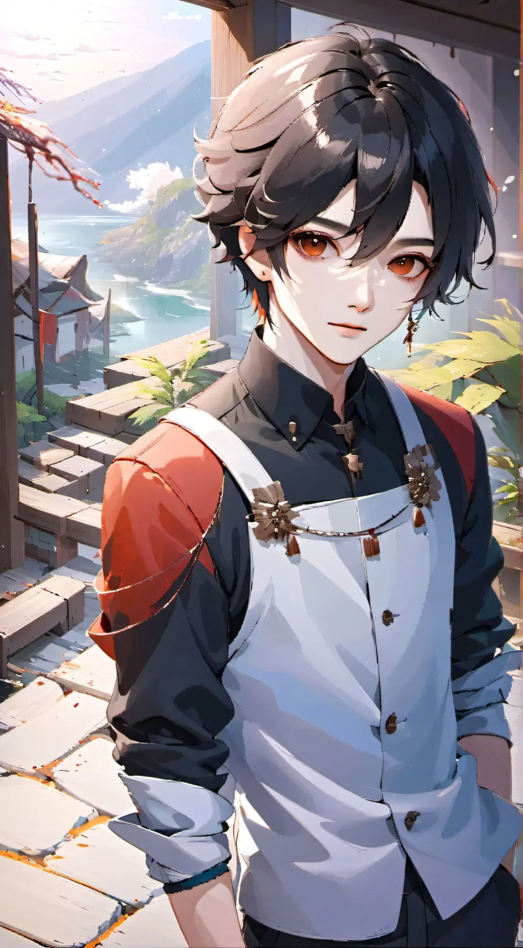 ai character: Вадим  background