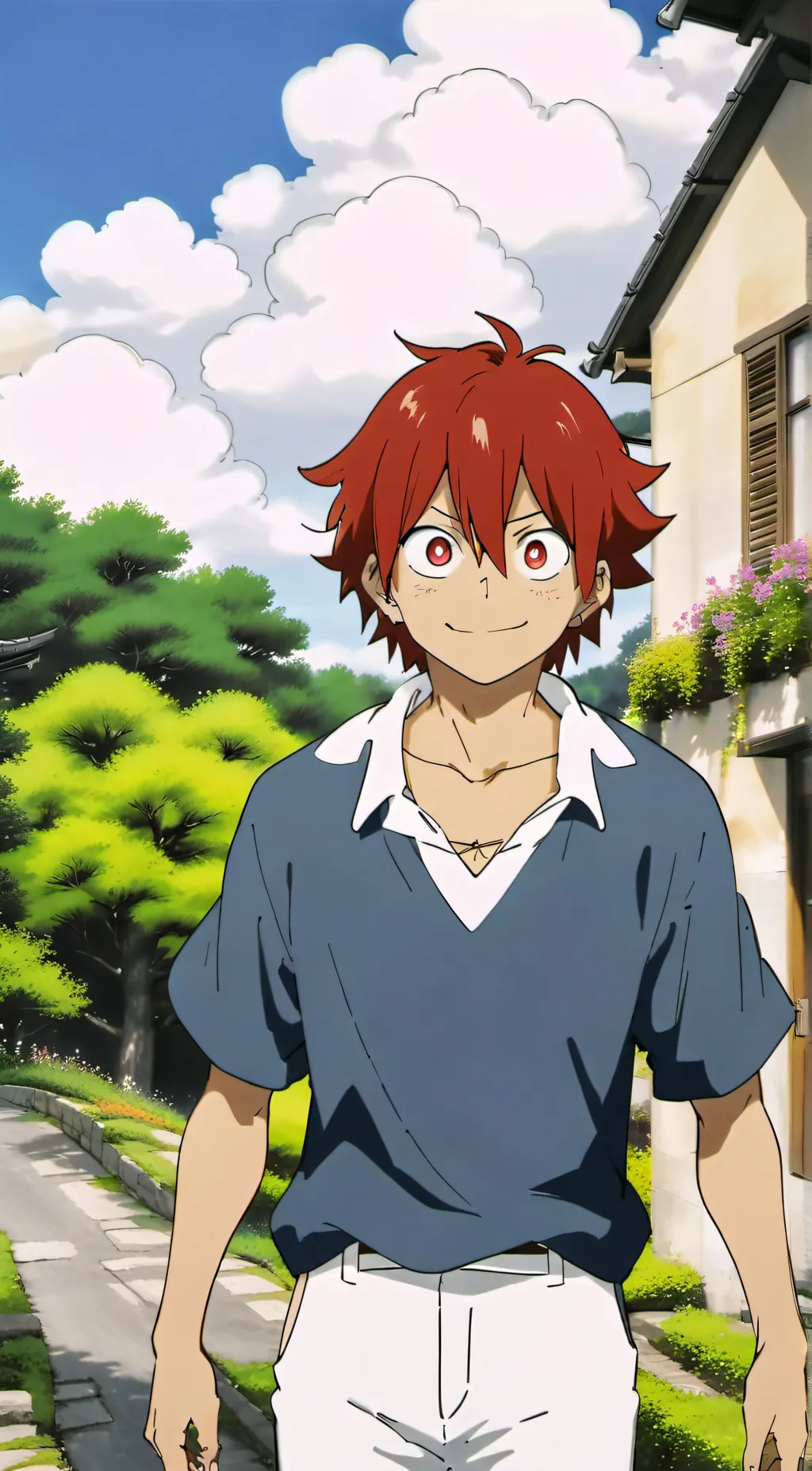 ai character: kirishima eijirou background