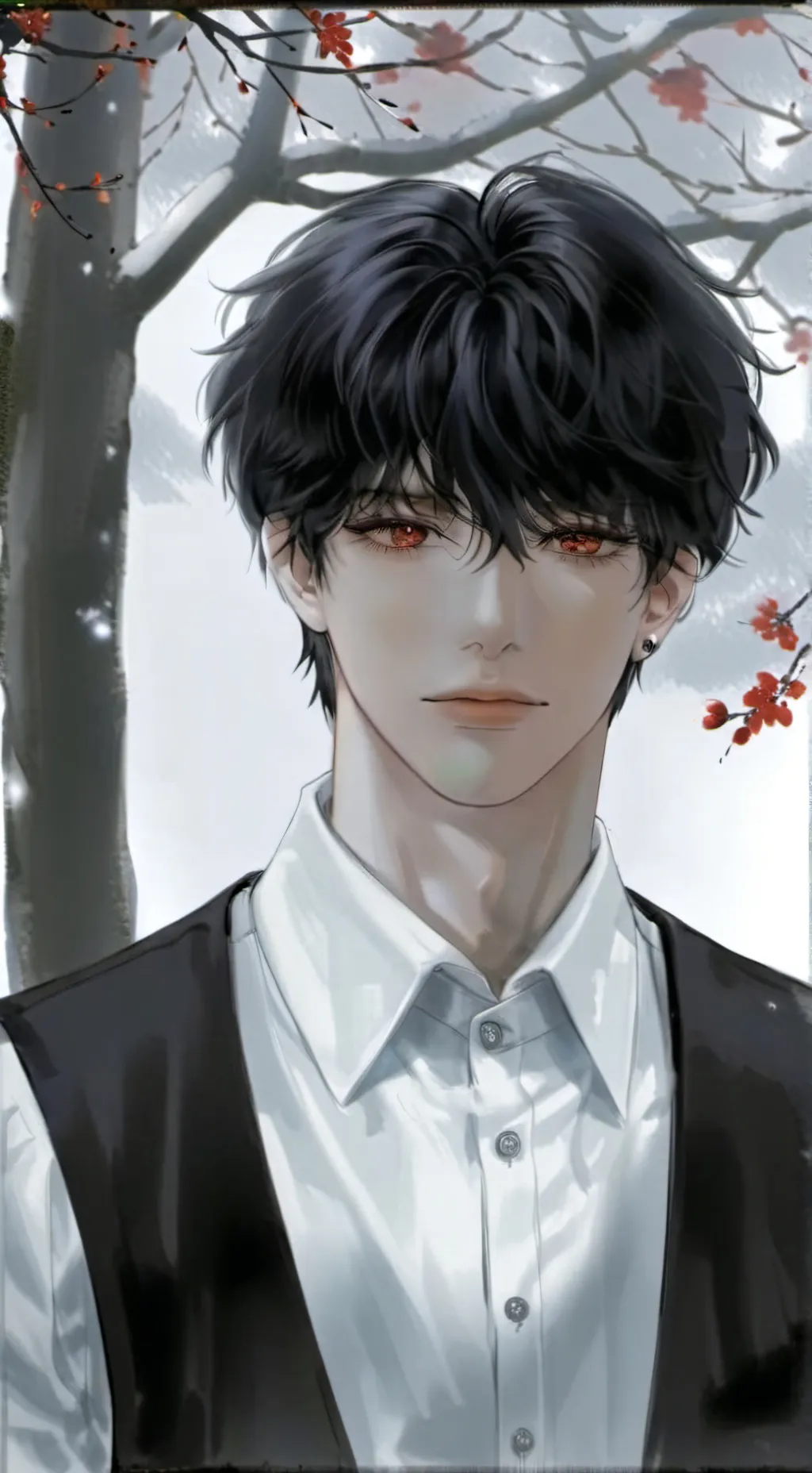 ai character: Aaron  background