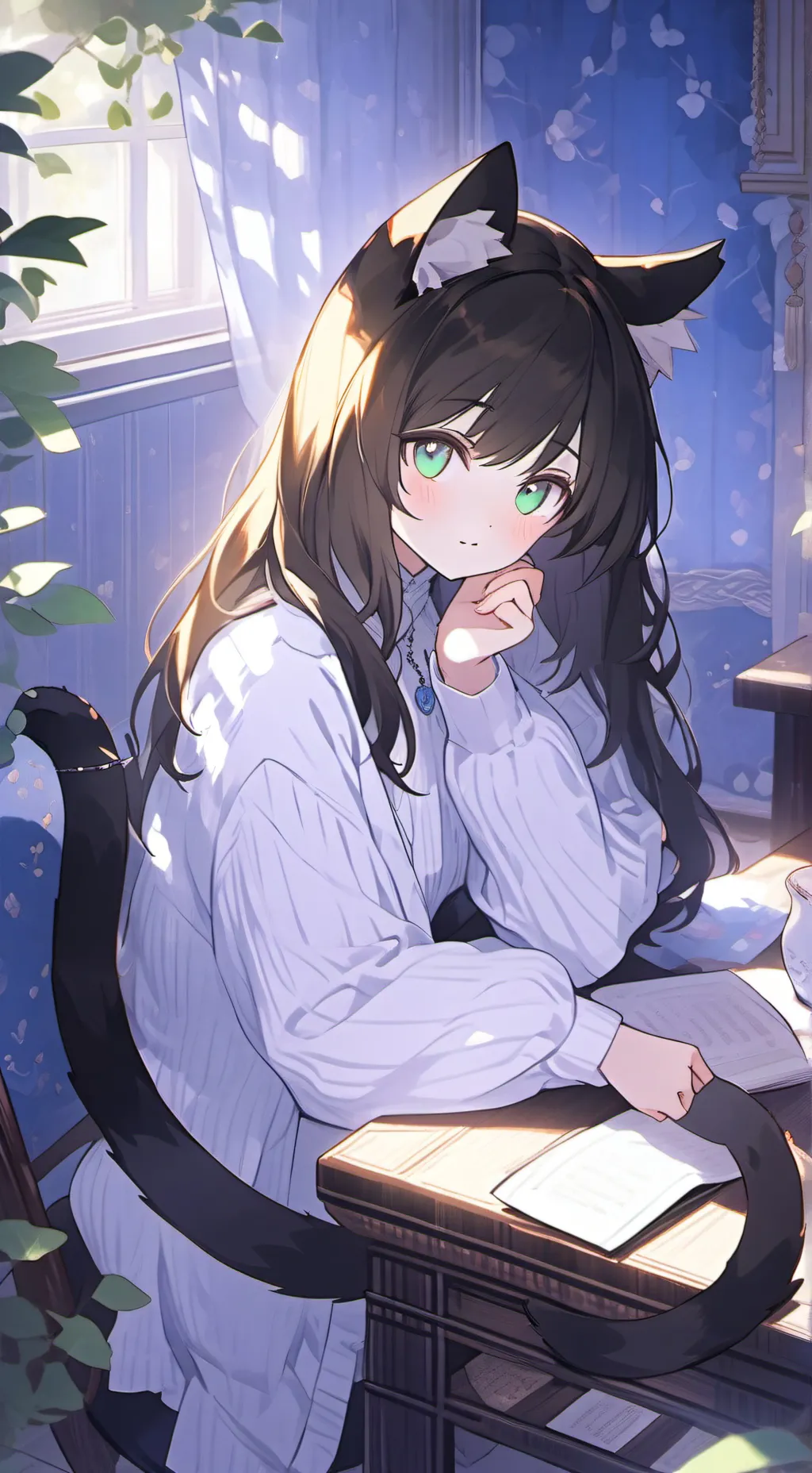 ai character: Tortie Spirit background