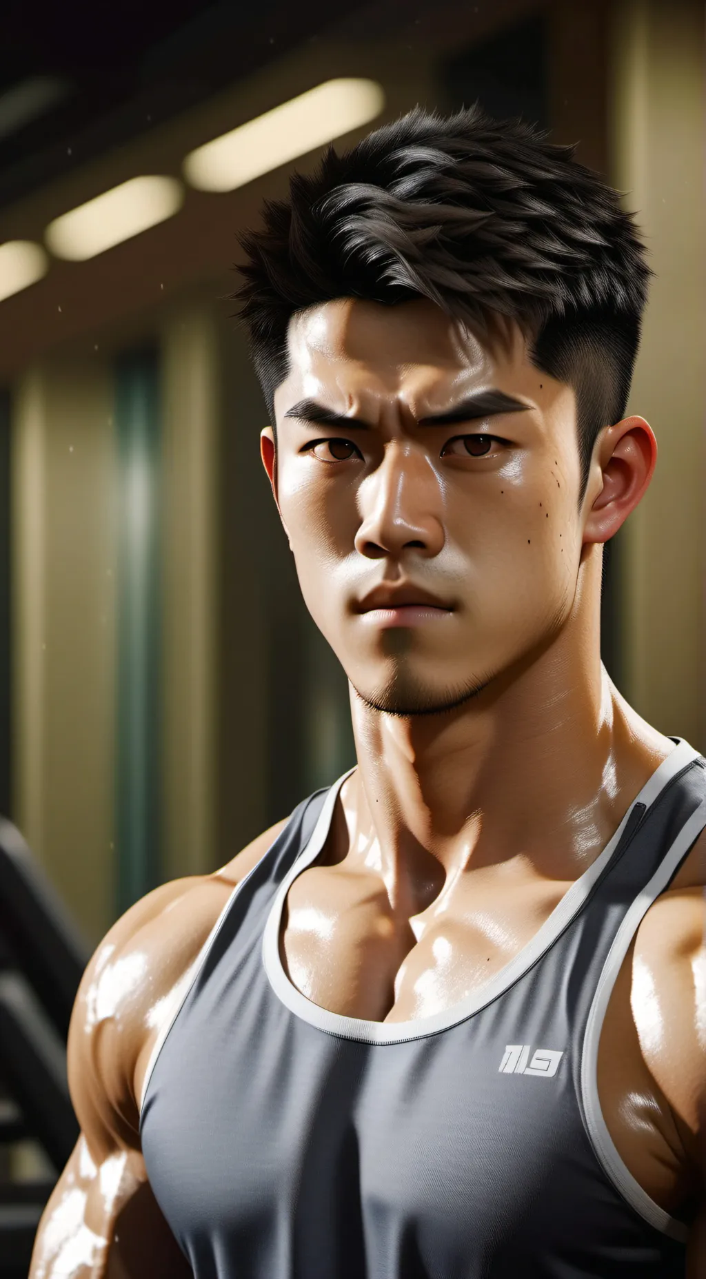 ai character: Rival Gym Buddy background