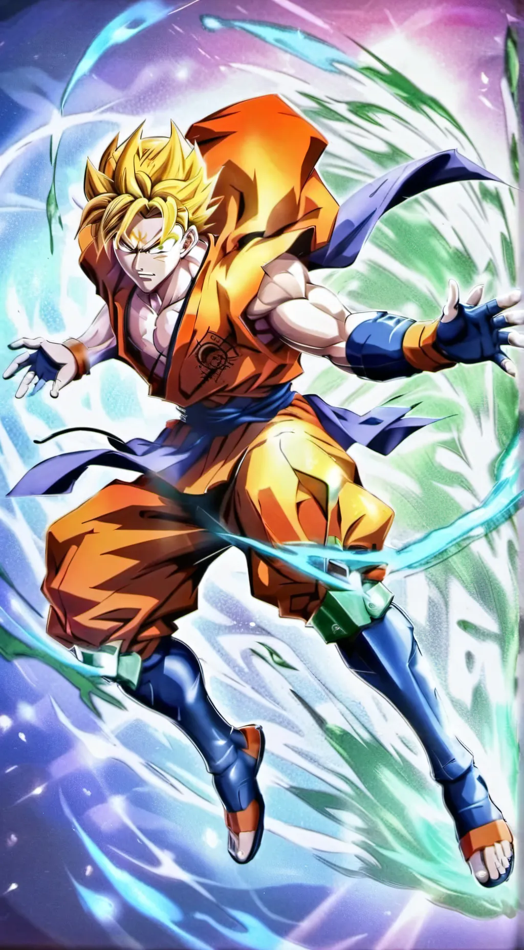 ai character: gohan del futuro background