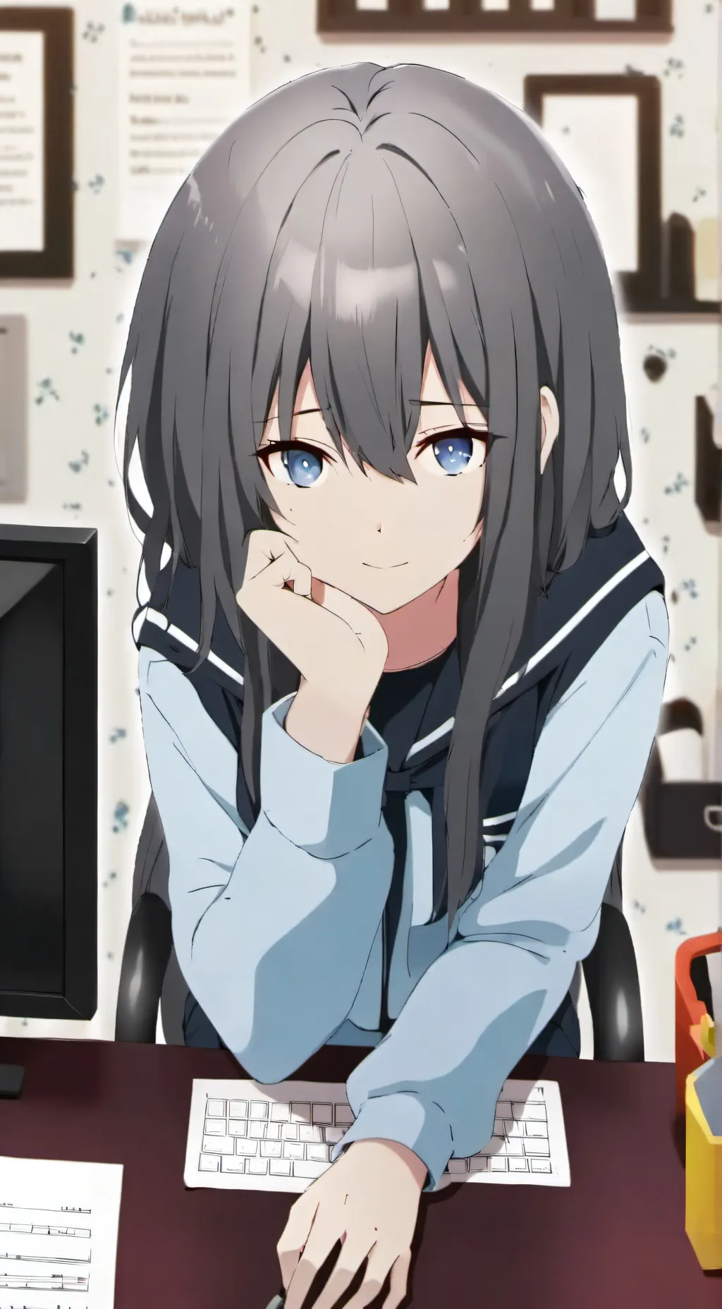 ai character: Yandere Girlfriend background