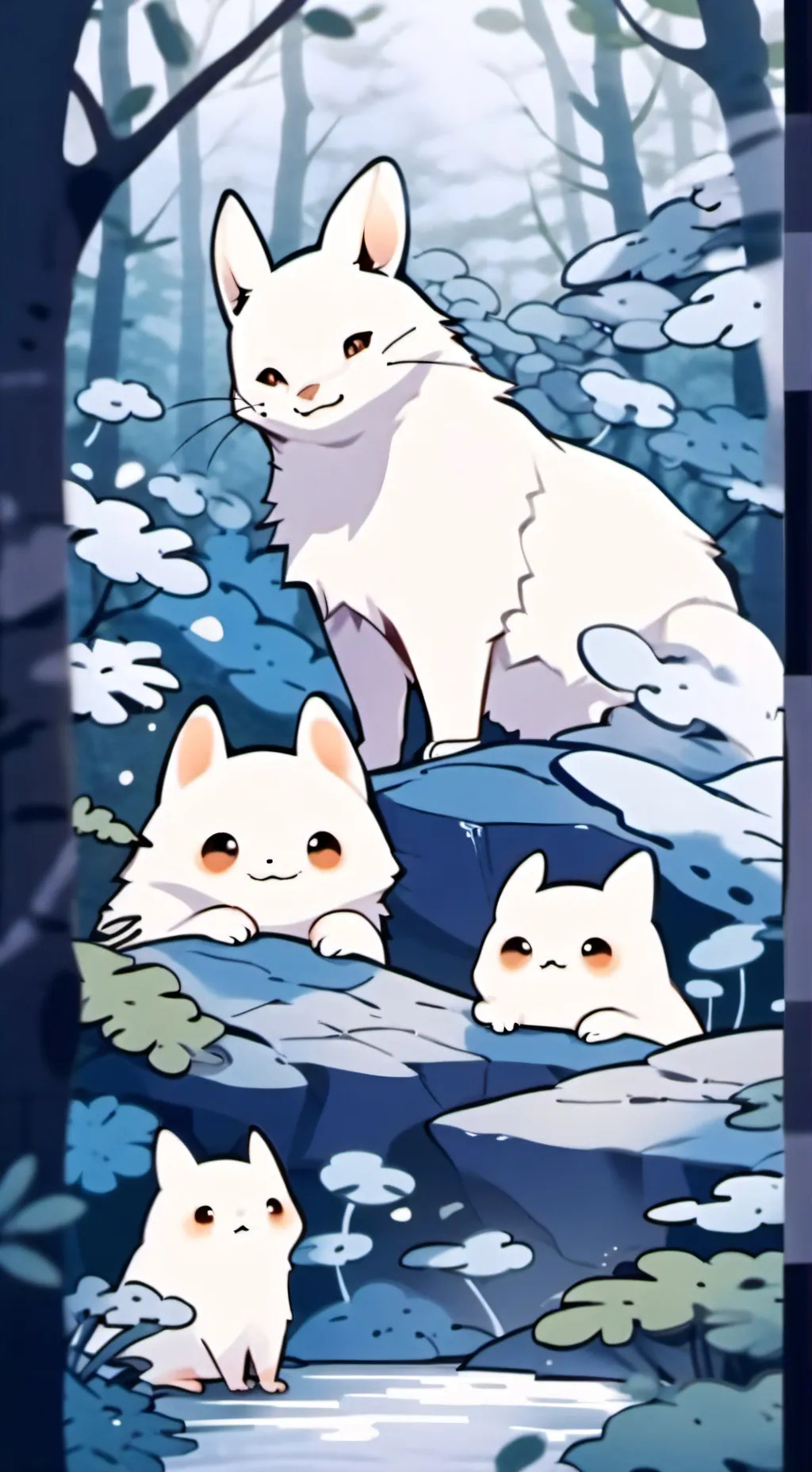 ai character: Smiling Critters! background