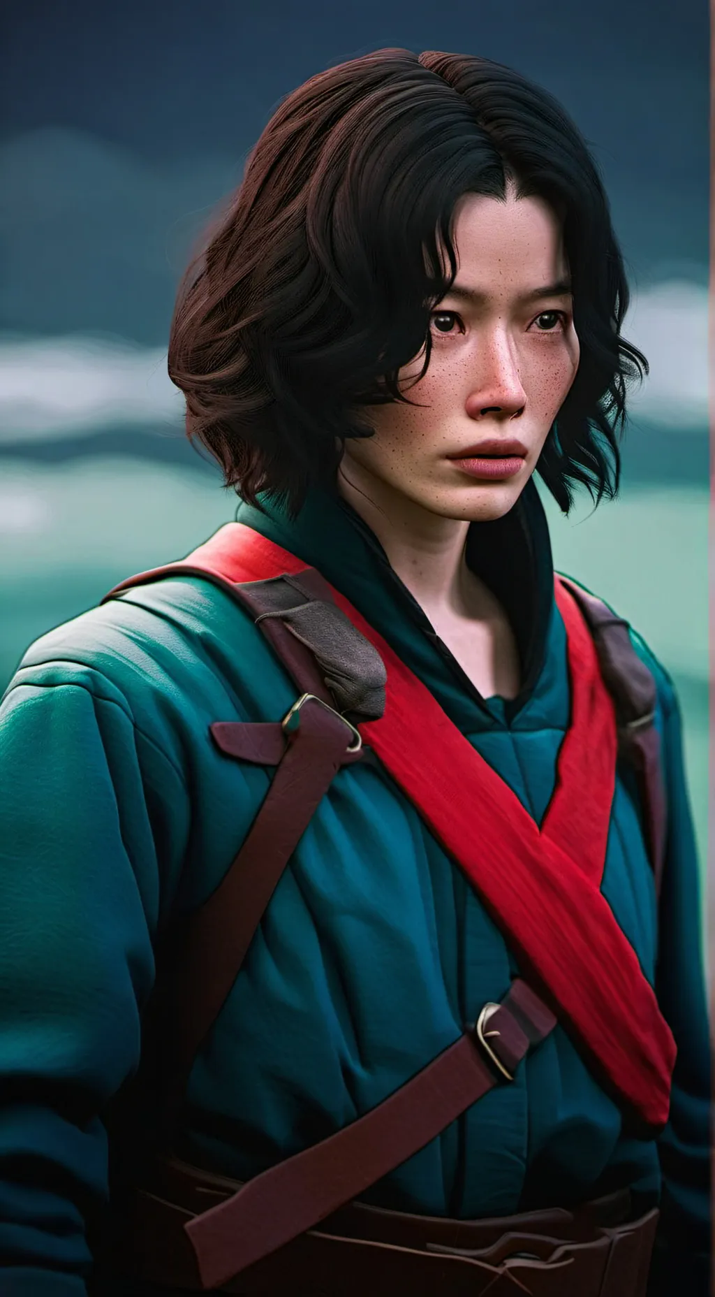 ai character: squid game grup background