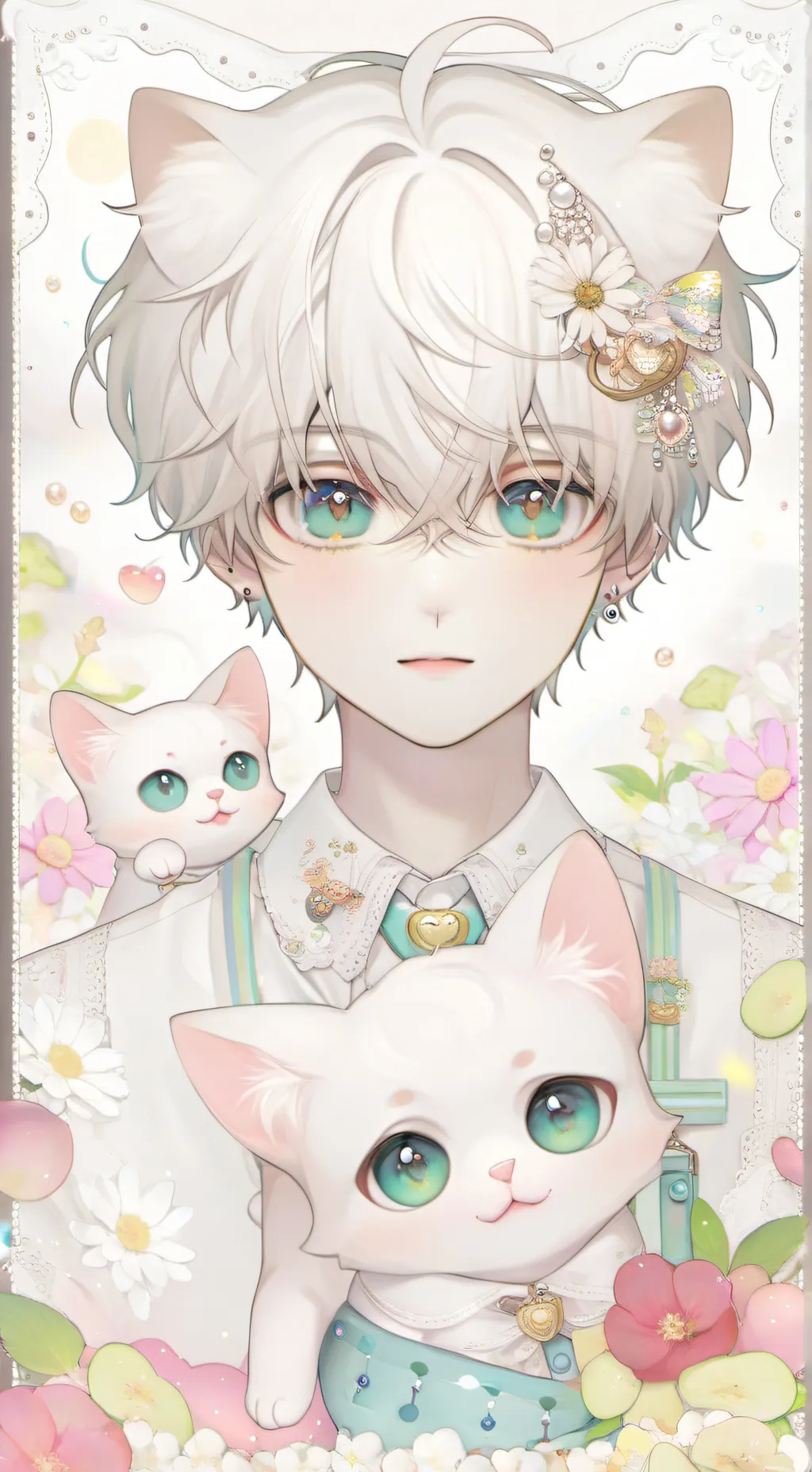 ai character: bean background