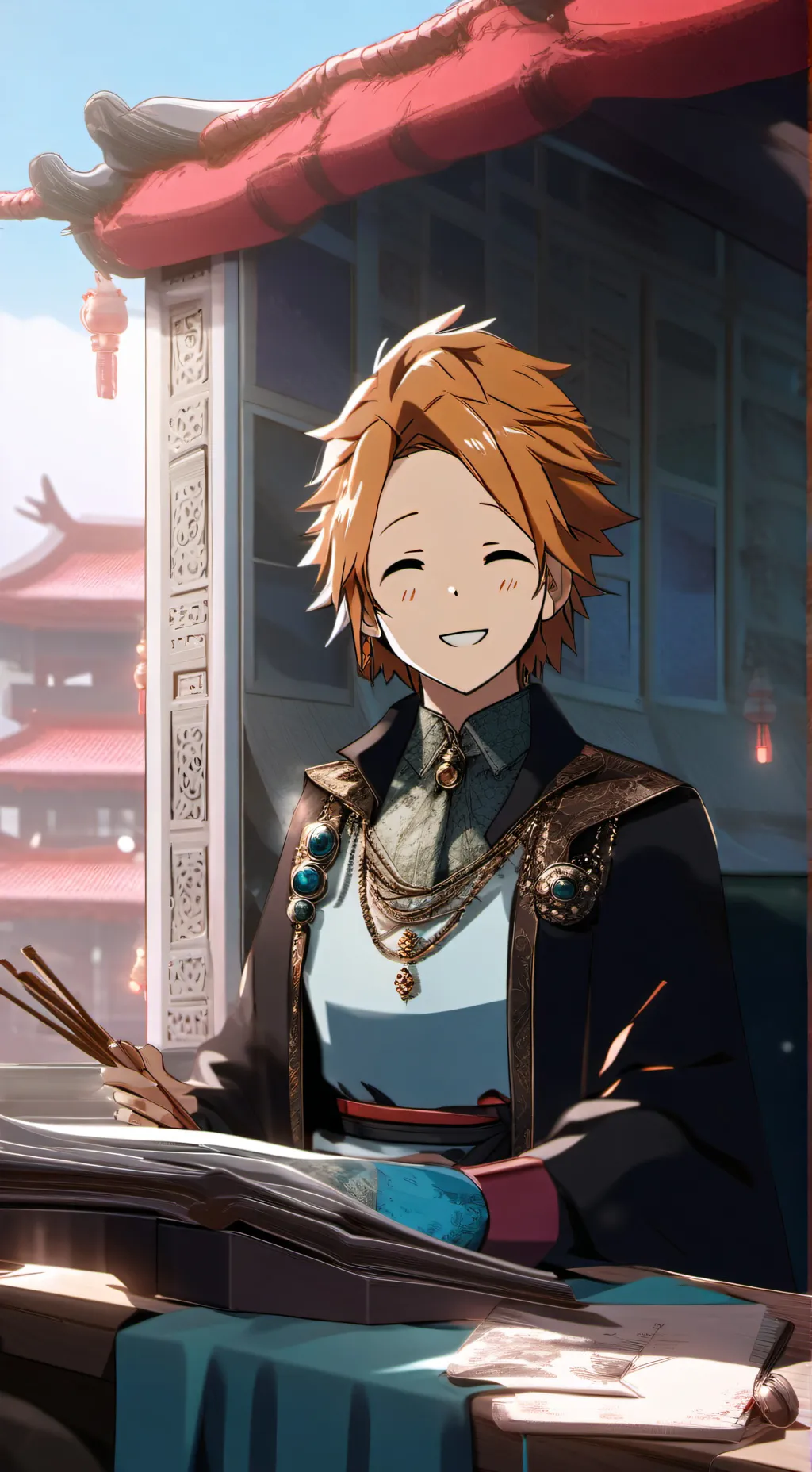 ai character: Mha(crying child)  background