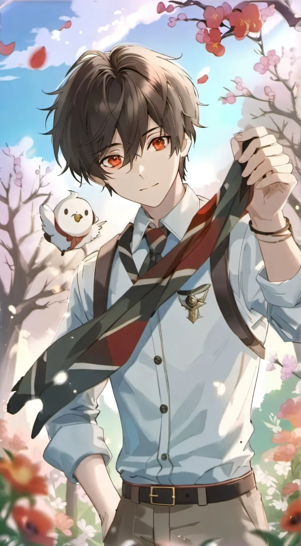 ai character: Kayden  background